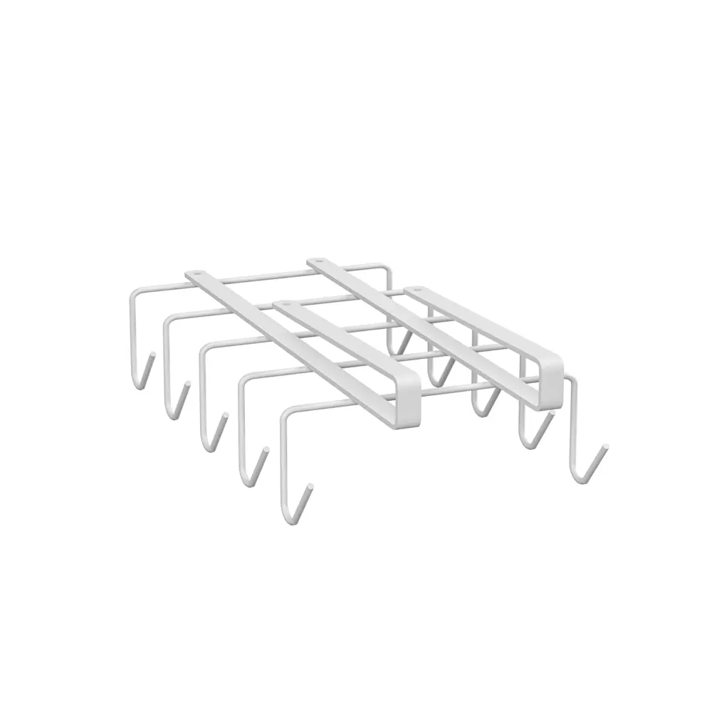 Фото Держатель для кружек KONSENSA 14x7.5x27.5 см сталь цвет белый Фото Держатель для кружек KONSENSA 14x7.5x27.5 см сталь цвет белый