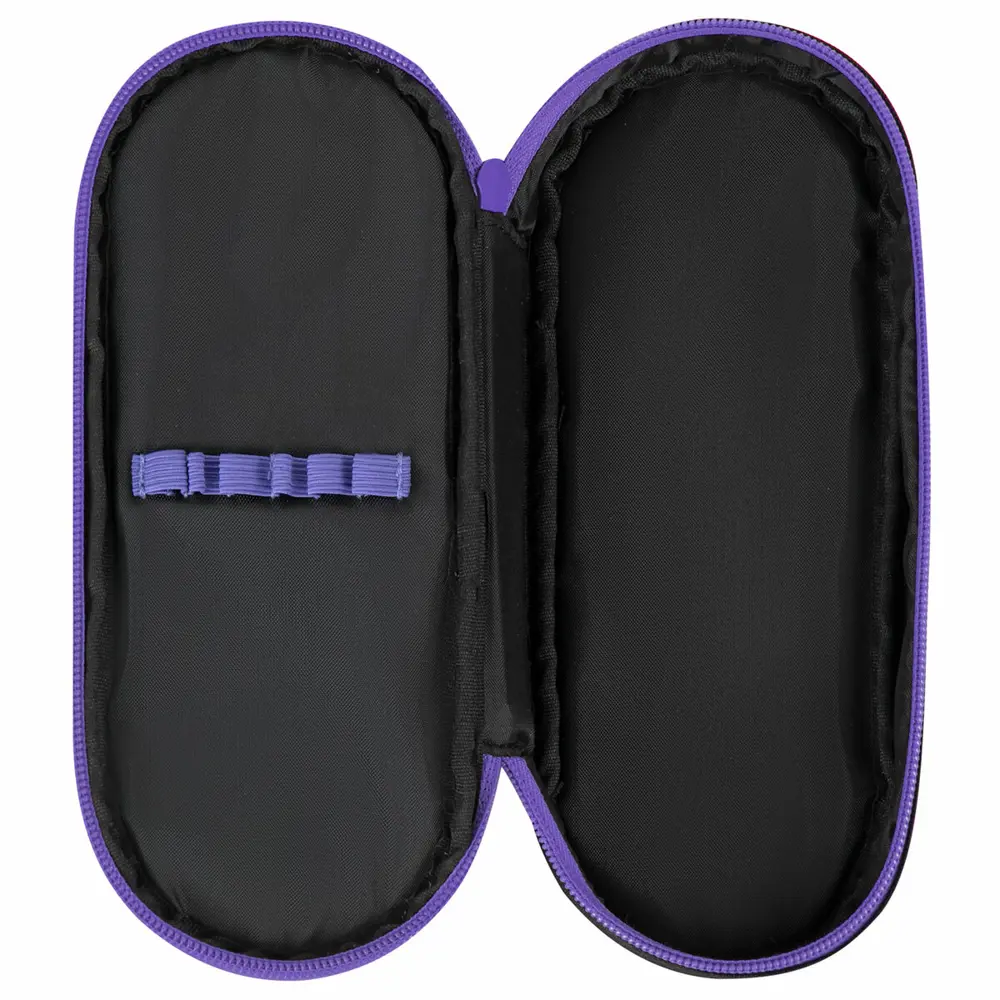 Фото 4 Пенал Brauberg 273565 цвет черный/фиолетовый Фото 4 Пенал Brauberg 273565 цвет черный/фиолетовый