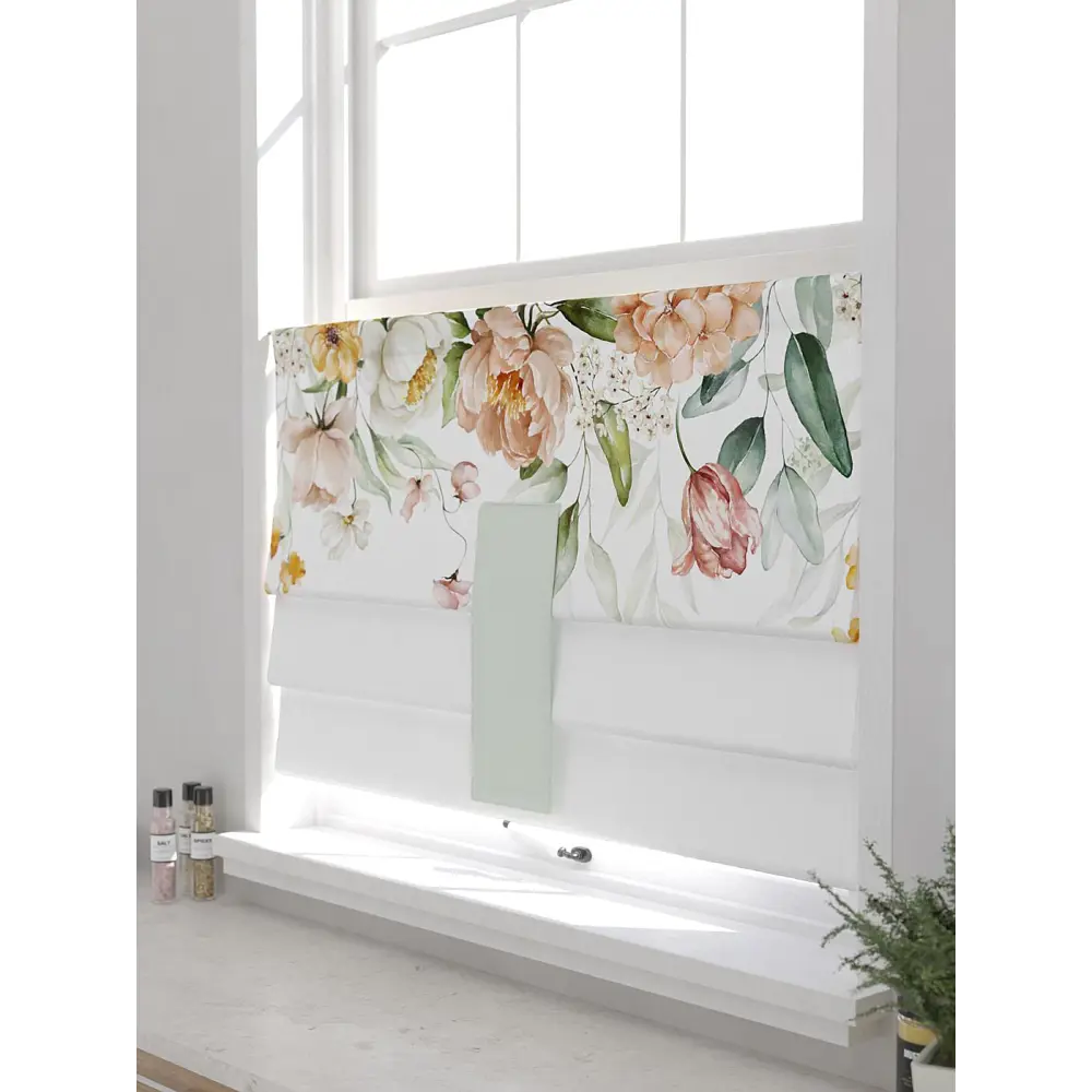 Фото 4 Римские шторы At home Базовая коллекция AT703014 на шторной ленте 45x70 см цвет бежевый Фото 4 Римские шторы At home Базовая коллекция AT703014 на шторной ленте 45x70 см цвет бежевый