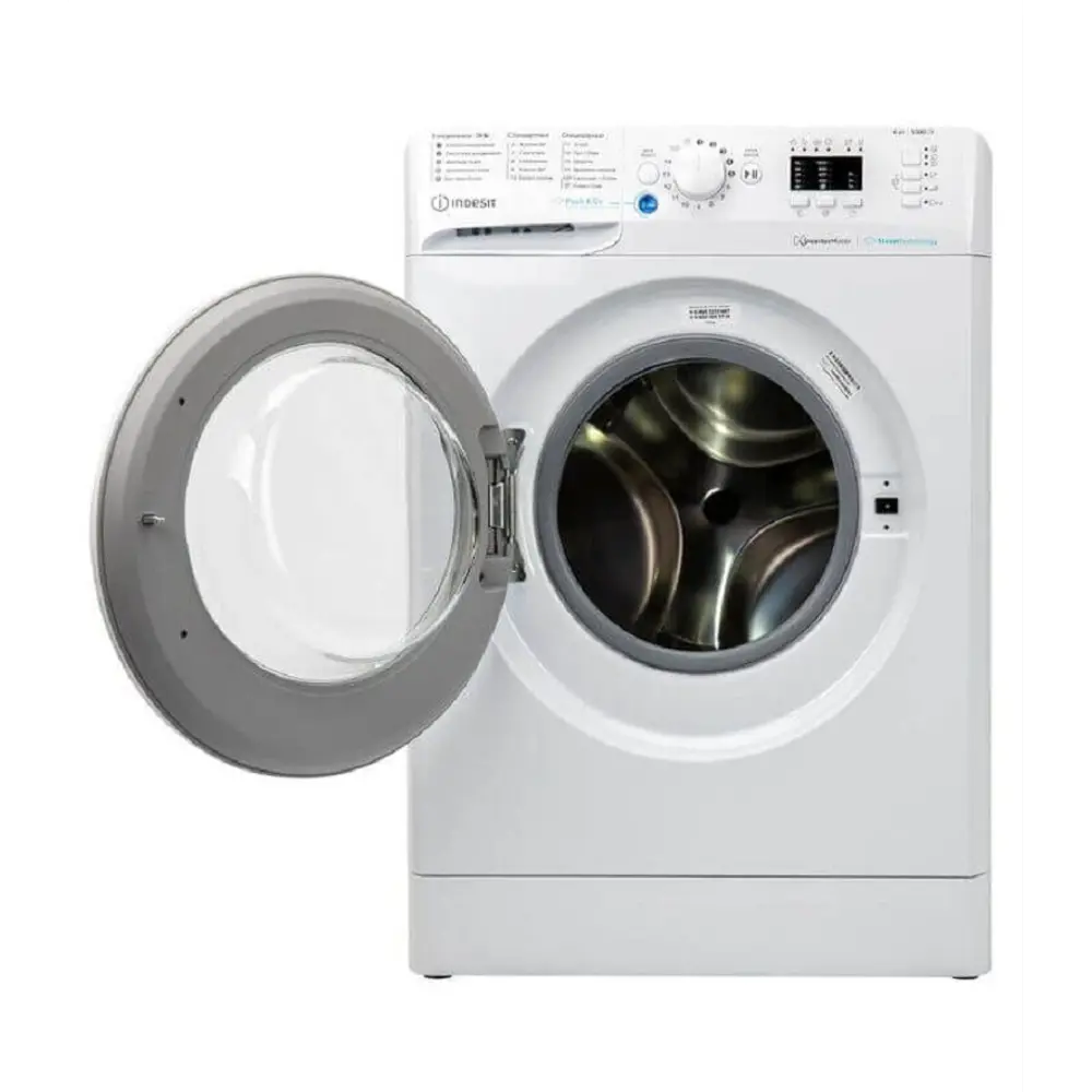Фото 2 Стиральная машина Indesit Bwsa 6109 wwv ru 64x89x48 см 6 кг цвет белый Фото 2 Стиральная машина Indesit Bwsa 6109 wwv ru 64x89x48 см 6 кг цвет белый