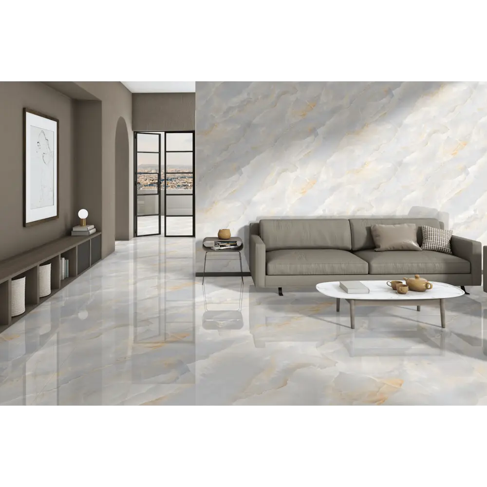 Фото 4 Керамогранит Culto Glossy ONYX PEACH 60x120см цвет бежевый Фото 4 Керамогранит Culto Glossy ONYX PEACH 60x120см цвет бежевый