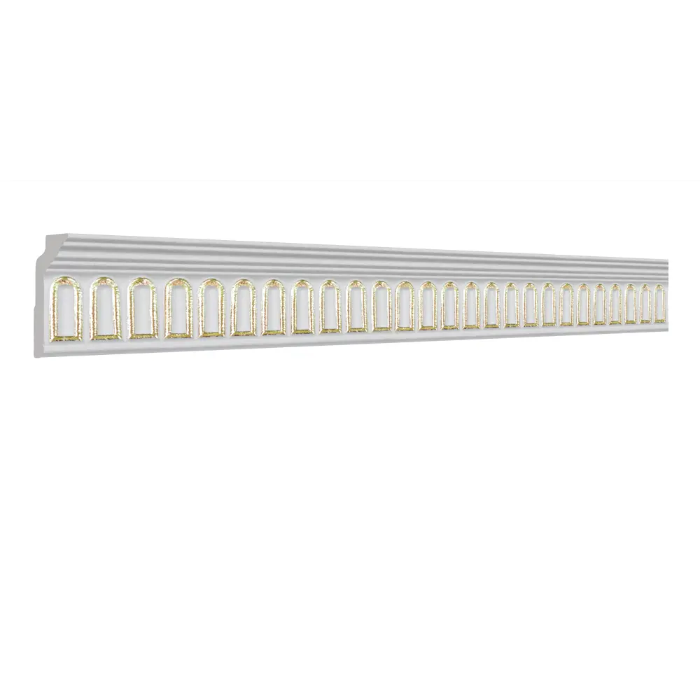 Фото Плинтус потолочный Glanzepol GP-74 Gold на стену и потолок полистирол белый 2000x28x12 мм 18 шт Фото Плинтус потолочный Glanzepol GP-74 Gold на стену и потолок полистирол белый 2000x28x12 мм 18 шт