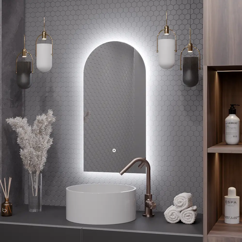 Фото 3 Зеркало Alias Метида 110x60 с LED-подсветкой 3в1, сенсор Фото 3 Зеркало Alias Метида 110x60 с LED-подсветкой 3в1, сенсор