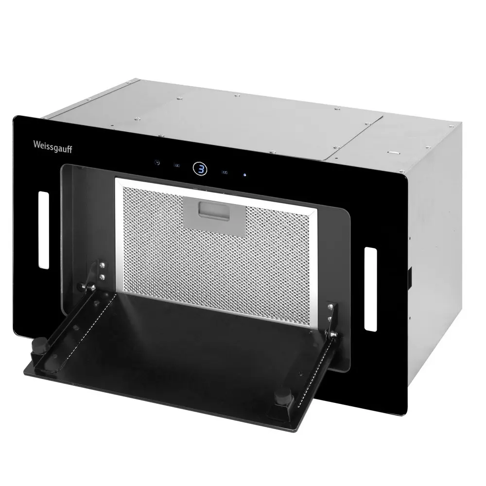 Фото 2 Встраиваемая вытяжка Weissgauff Aura 1200 Remote Bl 49.50 см цвет черный Фото 2 Встраиваемая вытяжка Weissgauff Aura 1200 Remote Bl 49.50 см цвет черный