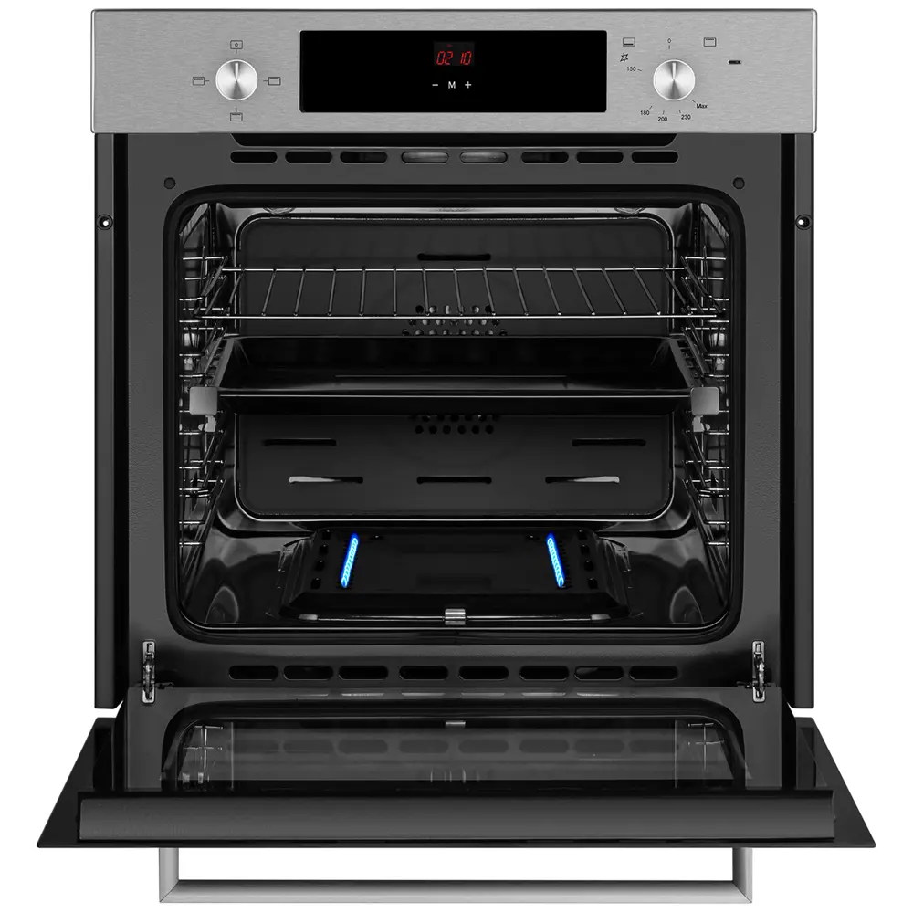 Фото 2 Электрический духовой шкаф Weissgauff WGO 700 D Inox 59.5х58.4х55 см цвет нержавеющая сталь Фото 2 Электрический духовой шкаф Weissgauff WGO 700 D Inox 59.5х58.4х55 см цвет нержавеющая сталь