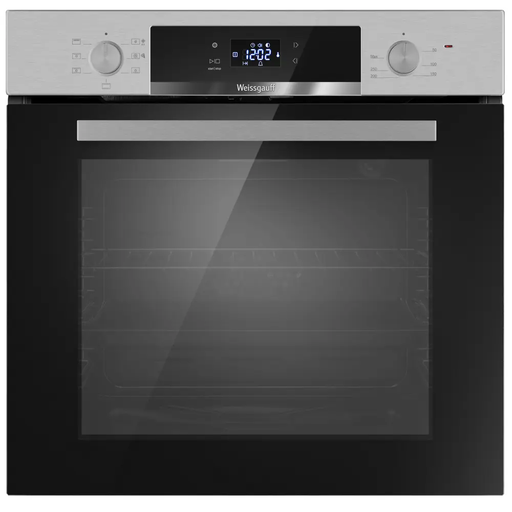 Фото Встраиваемый духовой шкаф Weissgauff PDXS 60х60х54.3 см цвет серебристый Фото Встраиваемый духовой шкаф Weissgauff PDXS 60х60х54.3 см цвет серебристый