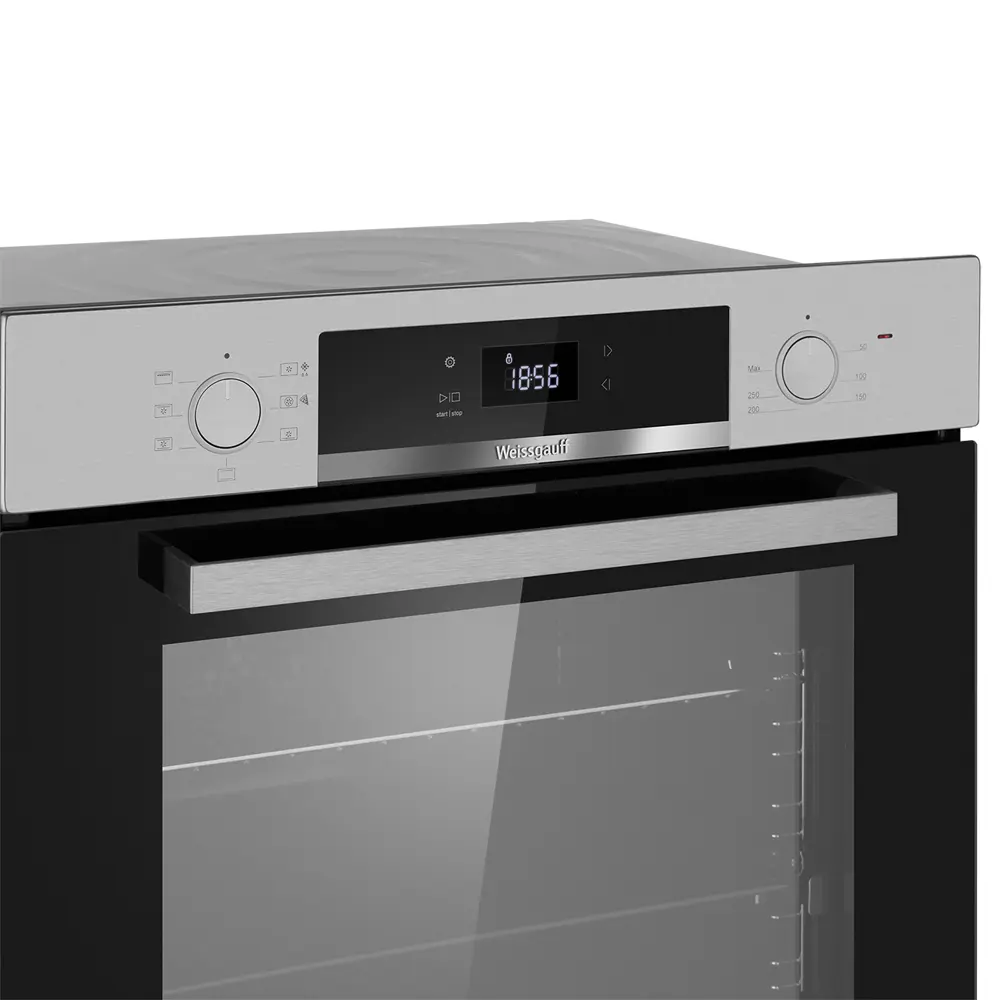 Фото 6 Электрический духовой шкаф Weissgauff EOV 770 PDX 60х60х54.3 см цвет нержавеющая сталь Фото 6 Электрический духовой шкаф Weissgauff EOV 770 PDX 60х60х54.3 см цвет нержавеющая сталь