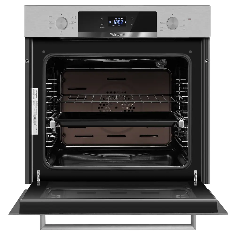 Фото 2 Электрический духовой шкаф Weissgauff EOV 770 PDX 60х60х54.3 см цвет нержавеющая сталь Фото 2 Электрический духовой шкаф Weissgauff EOV 770 PDX 60х60х54.3 см цвет нержавеющая сталь