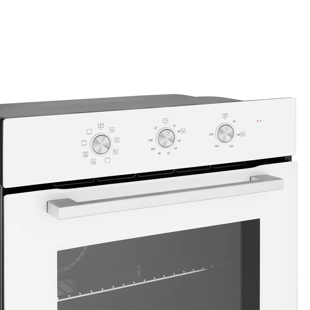 Фото 7 Электрический духовой шкаф Weissgauff EOM 208 PDW Steam Clean 60х59.5х54 см цвет белый Фото 7 Электрический духовой шкаф Weissgauff EOM 208 PDW Steam Clean 60х59.5х54 см цвет белый