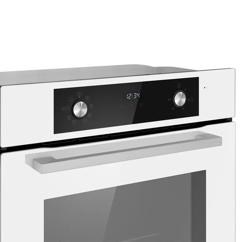 Фото 7 Электрический духовой шкаф Weissgauff EOM 388 PDW Steam Clean 60х59.5х54 см цвет белый Фото 7 Электрический духовой шкаф Weissgauff EOM 388 PDW Steam Clean 60х59.5х54 см цвет белый