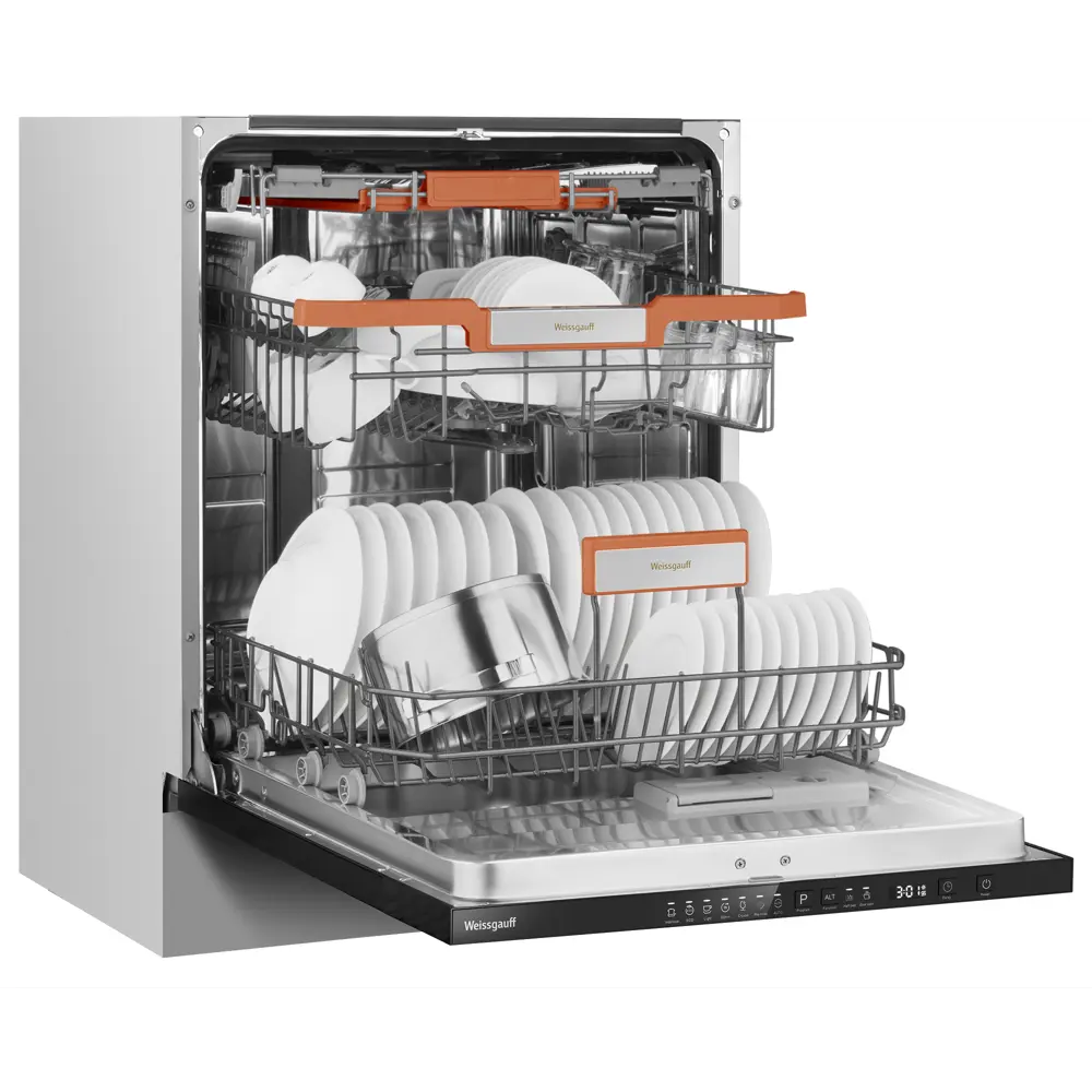 Фото 5 Встраиваемая посудомоечная машина Weissgauff 6037 Inverter AutoOpen Infolight 59.6 см 7 программ цвет серый/серебристый Фото 5 Встраиваемая посудомоечная машина Weissgauff 6037 Inverter AutoOpen Infolight 59.6 см 7 программ цвет серый/серебристый