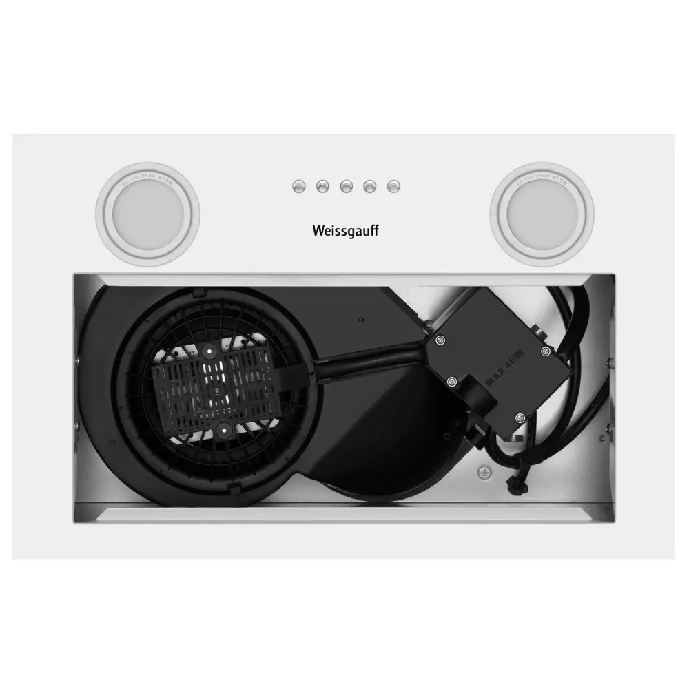 Фото 4 Встраиваемая вытяжка Weissgauff Box 452 45 см цвет белый Фото 4 Встраиваемая вытяжка Weissgauff Box 452 45 см цвет белый