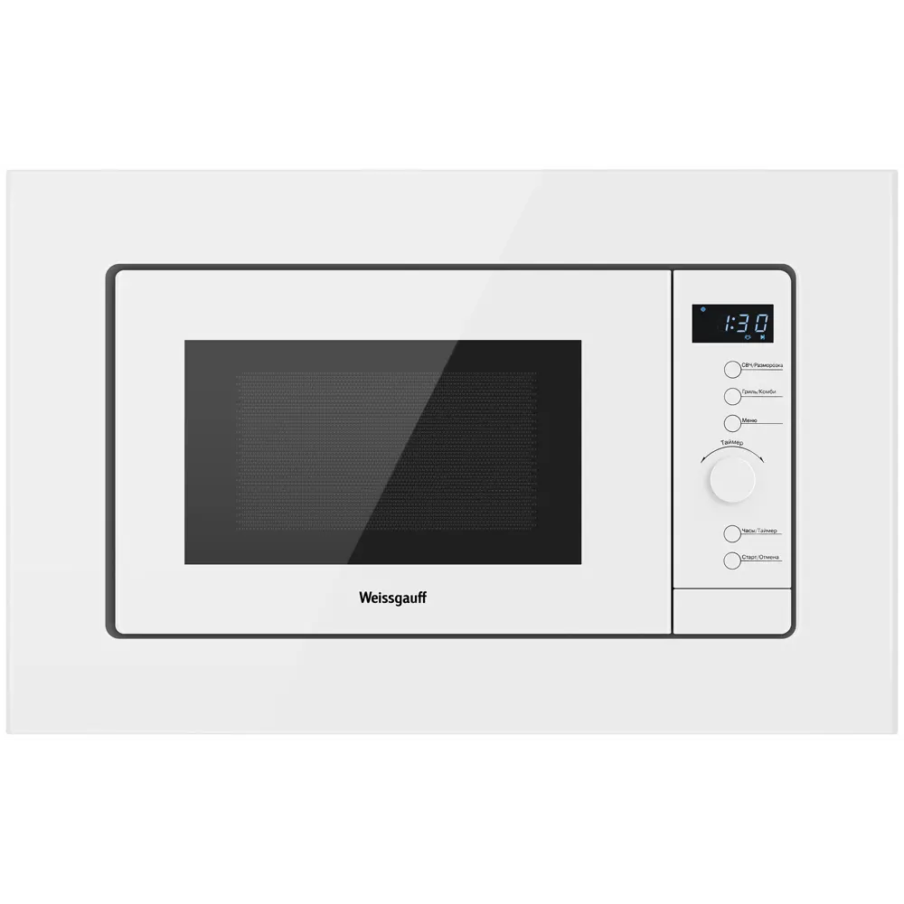 Фото Встраиваемая микроволновая печь Weissgauff HMT-220 WG Grill 20 л 59.5x39x31.3 см цвет белый Фото Встраиваемая микроволновая печь Weissgauff HMT-220 WG Grill 20 л 59.5x39x31.3 см цвет белый