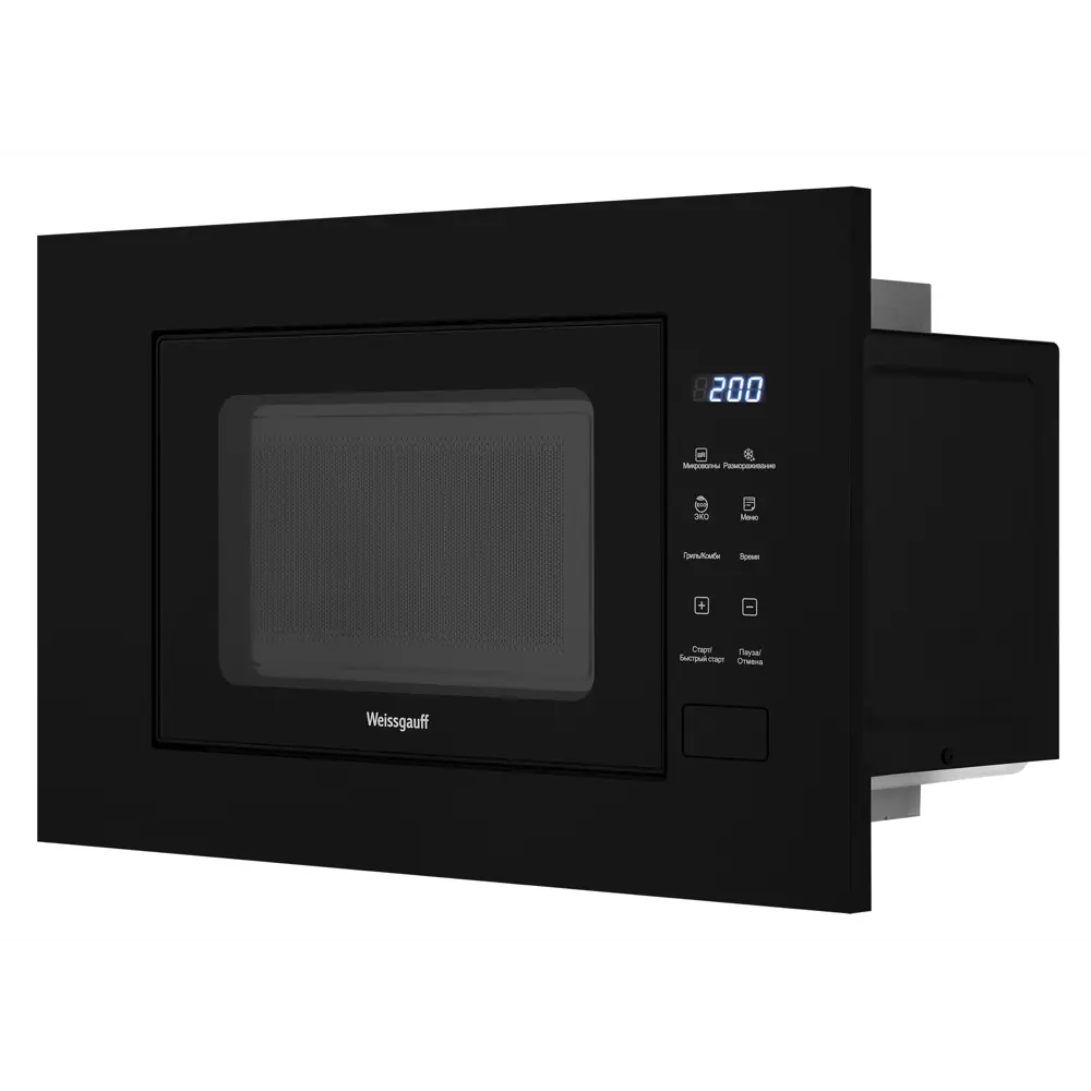 Фото 4 Встраиваемая микроволновая печь Weissgauff HMT-206 Compact Grill 20 л 59.5x38.2x31.6 см цвет черный Фото 4 Встраиваемая микроволновая печь Weissgauff HMT-206 Compact Grill 20 л 59.5x38.2x31.6 см цвет черный