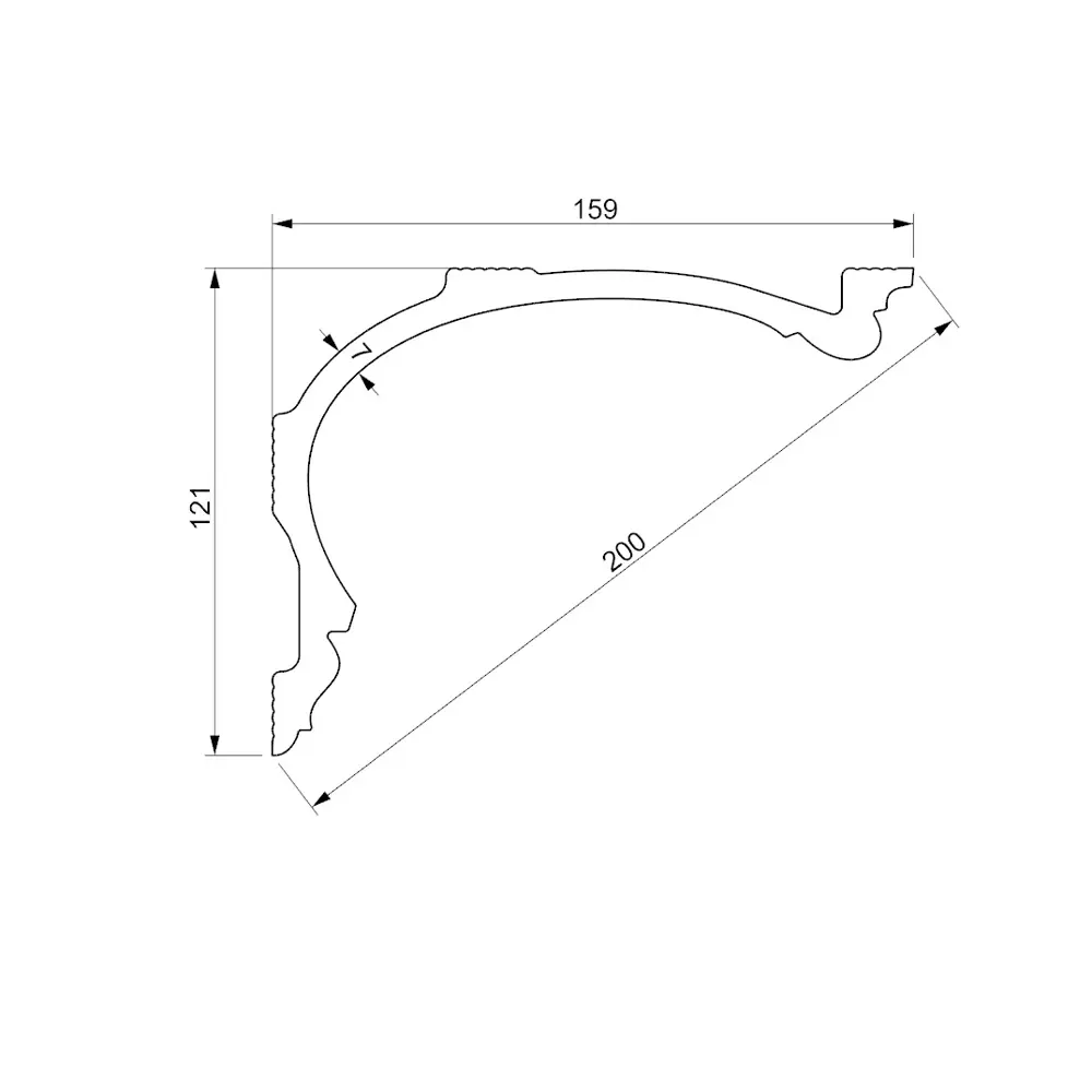 Фото 3 Плинтус потолочный Glanzepol GP-78 на стену и потолок полистирол белый 2000x159x12 мм 7 шт Фото 3 Плинтус потолочный Glanzepol GP-78 на стену и потолок полистирол белый 2000x159x12 мм 7 шт