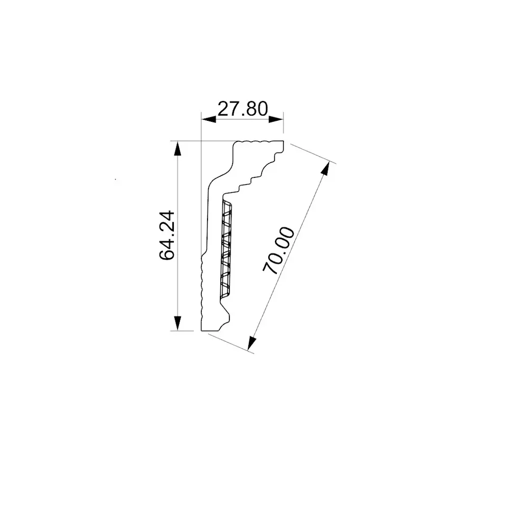 Фото 2 Плинтус потолочный Glanzepol GP-58 на стену и потолок полистирол белый 2000x28x12 мм 18 шт Фото 2 Плинтус потолочный Glanzepol GP-58 на стену и потолок полистирол белый 2000x28x12 мм 18 шт