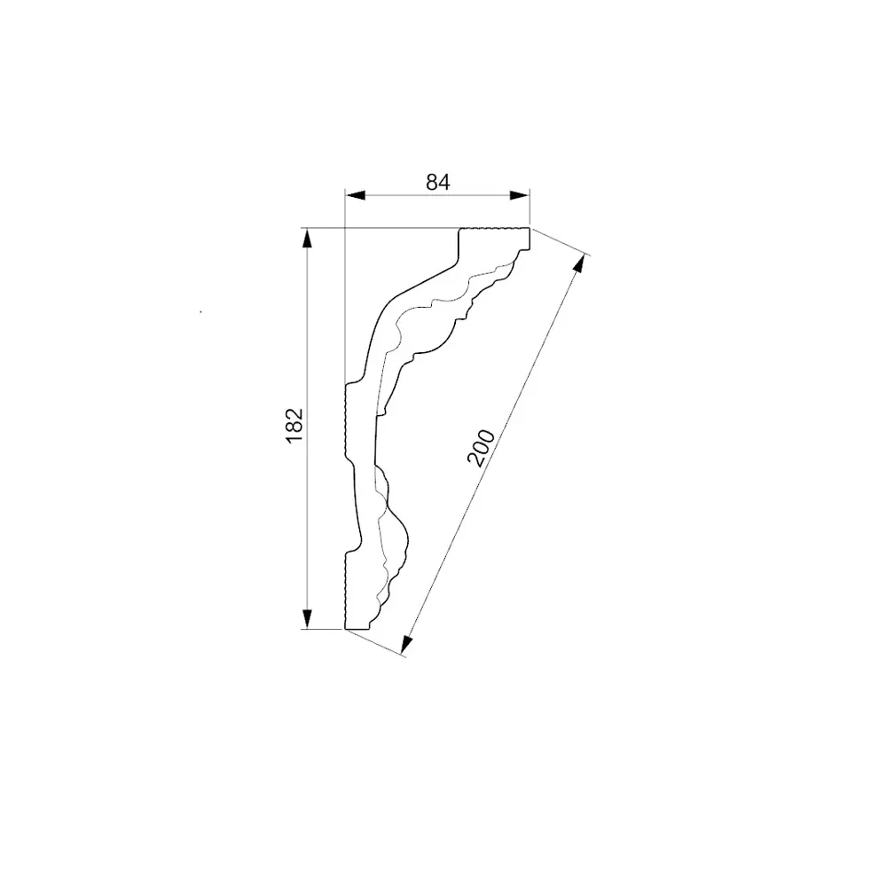 Фото Плинтус потолочный Glanzepol GP-86 на стену и потолок полистирол белый 2000x84x12 мм 8 шт Фото Плинтус потолочный Glanzepol GP-86 на стену и потолок полистирол белый 2000x84x12 мм 8 шт