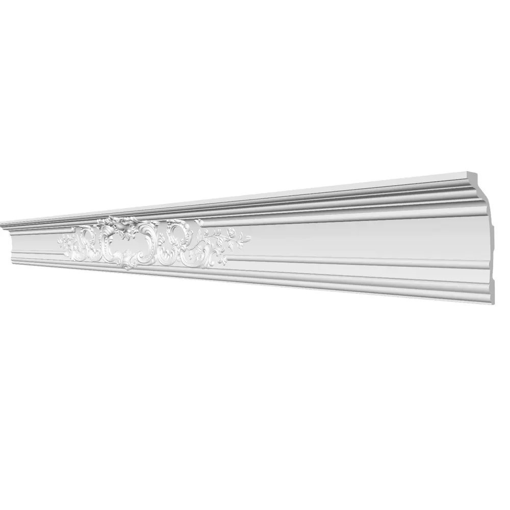 Фото 2 Плинтус потолочный Glanzepol GP-86 на стену и потолок полистирол белый 2000x84x12 мм 8 шт Фото 2 Плинтус потолочный Glanzepol GP-86 на стену и потолок полистирол белый 2000x84x12 мм 8 шт