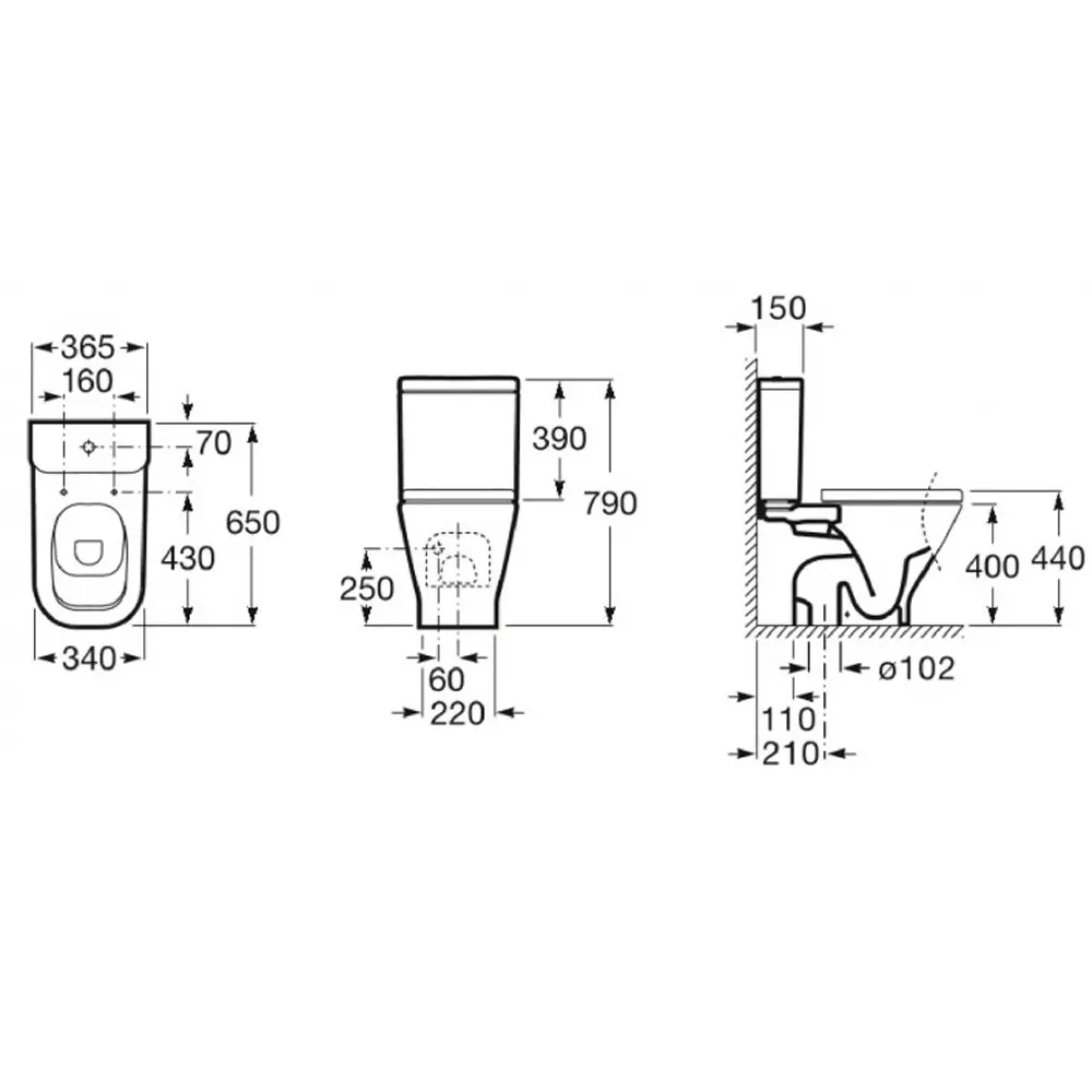 Фото 2 Бачок для унитаза Roca The Gap цвет белый Фото 2 Бачок для унитаза Roca The Gap цвет белый
