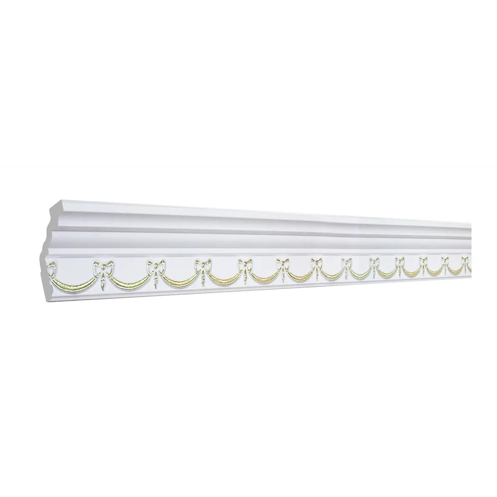 Фото Плинтус потолочный Glanzepol GP-56 Gold на стену и потолок полистирол белый 2000x44x12 мм 13 шт Фото Плинтус потолочный Glanzepol GP-56 Gold на стену и потолок полистирол белый 2000x44x12 мм 13 шт