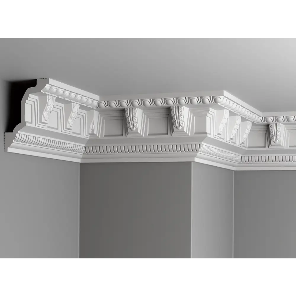 Фото 2 Плинтус потолочный Glanzepol GP-18 на стену и потолок полистирол белый 2000x92x12 мм 5 шт Фото 2 Плинтус потолочный Glanzepol GP-18 на стену и потолок полистирол белый 2000x92x12 мм 5 шт