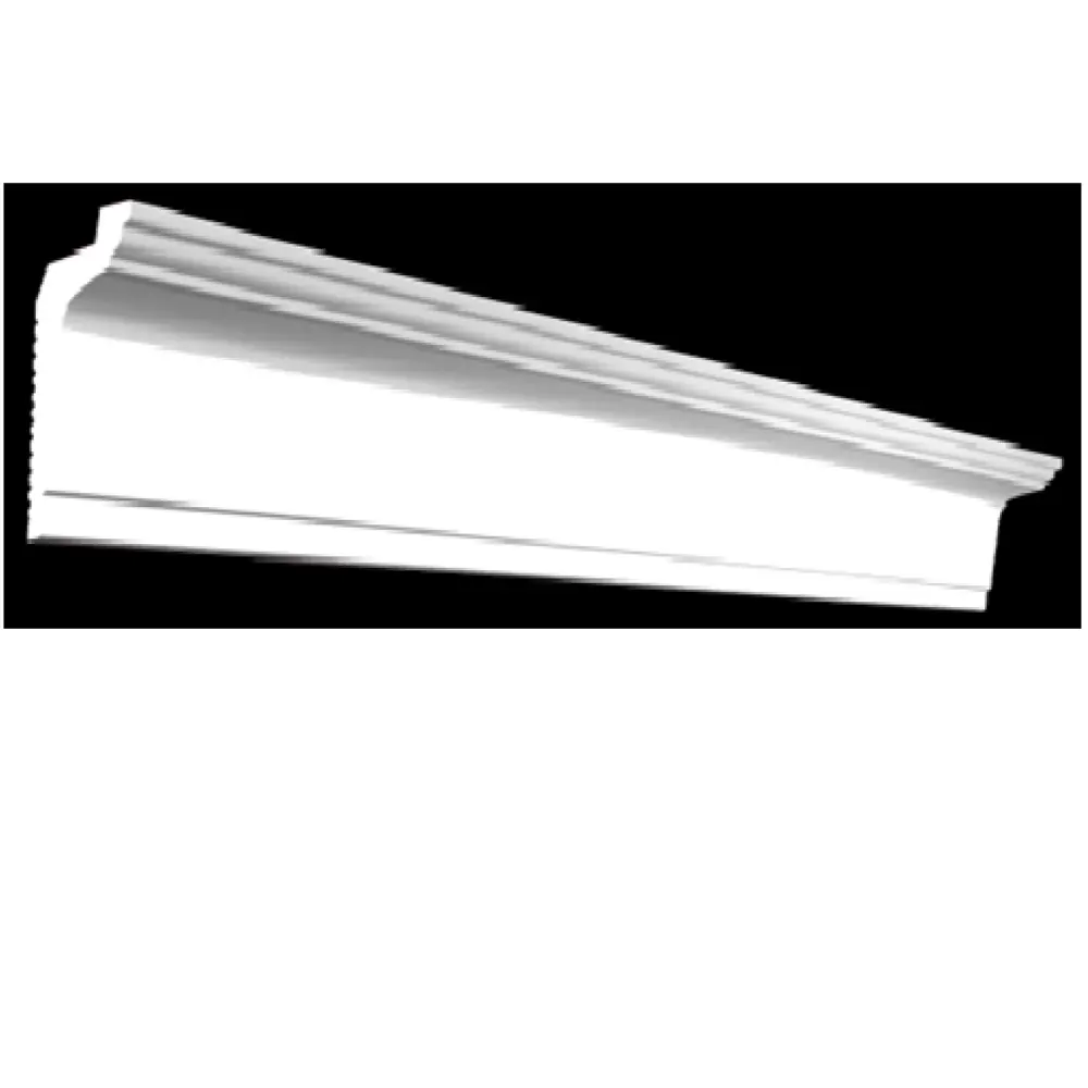 Фото 3 Плинтус потолочный Glanzepol GPX-4 на стену и потолок полистирол белый 2000x50x12 мм 14 шт