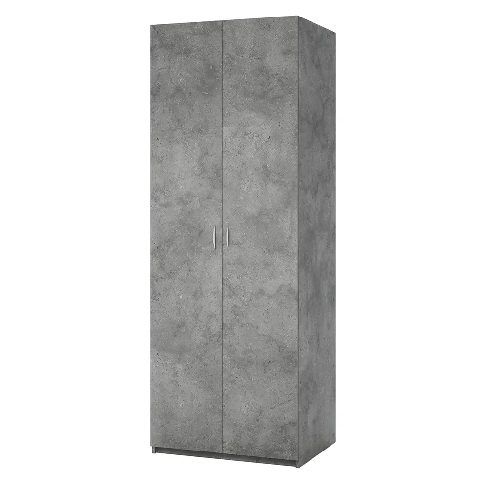 Фото 2 Шкаф распашной Гамма ДОК-2 с 2 дверями 80x220x60 см ЛДСП цвет серый ароза реликтовая Фото 2 Шкаф распашной Гамма ДОК-2 с 2 дверями 80x220x60 см ЛДСП цвет серый ароза реликтовая