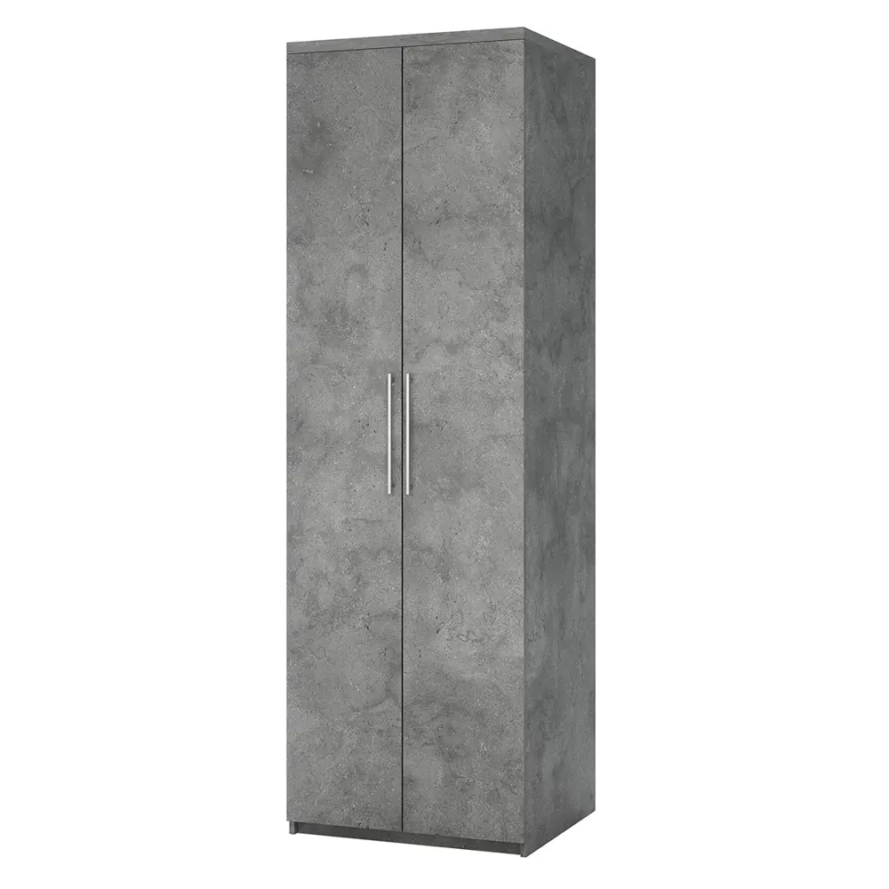 Фото 2 Шкаф распашной Гамма Мелодия МШ-21 с 2 дверями 100x240x60 см ЛДСП цвет серый ароза реликтовая Фото 2 Шкаф распашной Гамма Мелодия МШ-21 с 2 дверями 100x240x60 см ЛДСП цвет серый ароза реликтовая