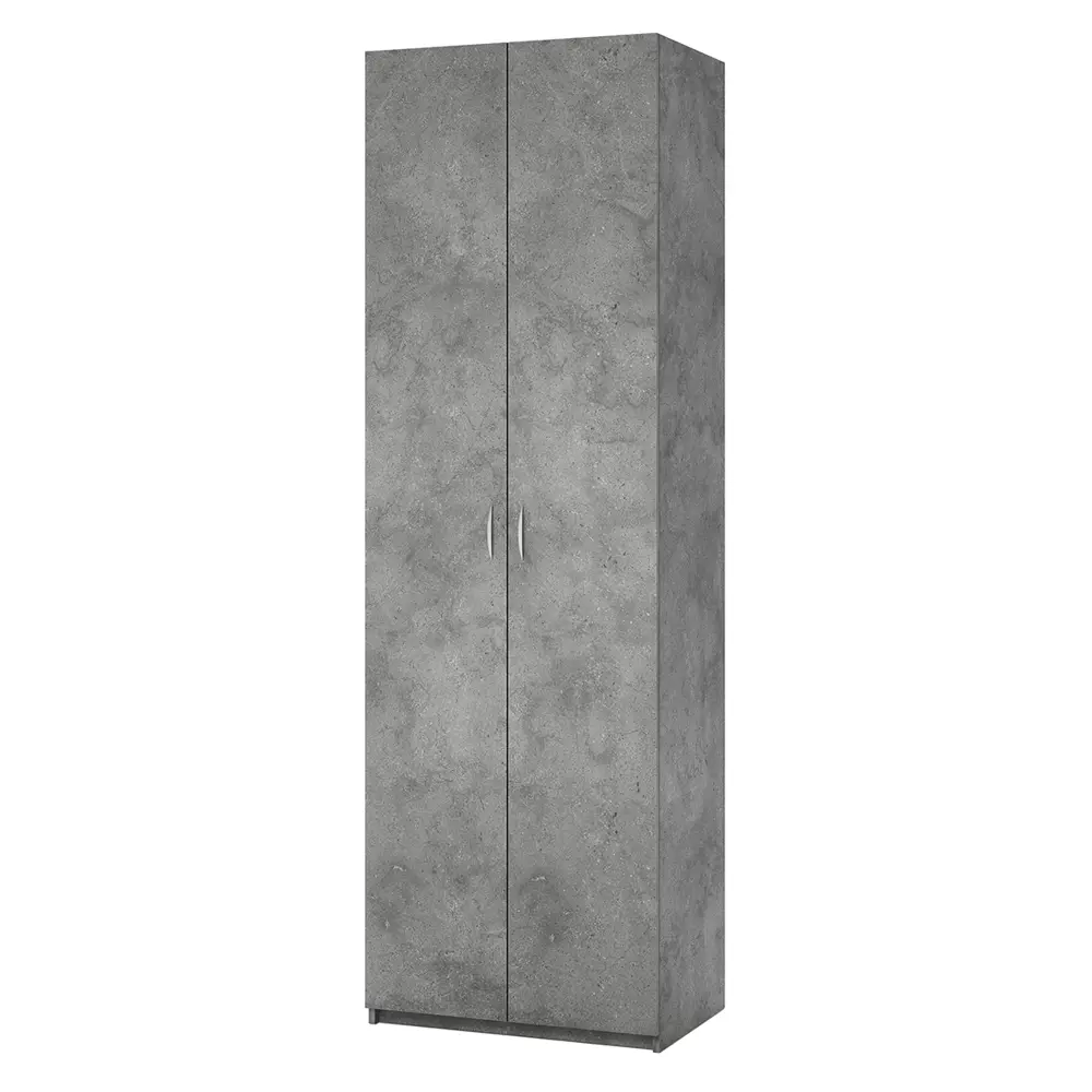 Фото 2 Шкаф распашной Гамма ШСП-2 с 2 дверями 90x240x45 см ЛДСП цвет серый ароза реликтовая Фото 2 Шкаф распашной Гамма ШСП-2 с 2 дверями 90x240x45 см ЛДСП цвет серый ароза реликтовая