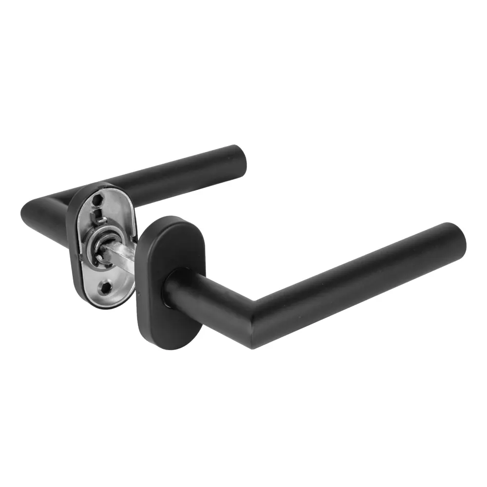 Фото Ручка раздельная Fuaro R.DSS201-0204P/19 (DSS-0204P/19) INOX 201 BLACK овальное основание Фото Ручка раздельная Fuaro R.DSS201-0204P/19 (DSS-0204P/19) INOX 201 BLACK овальное основание