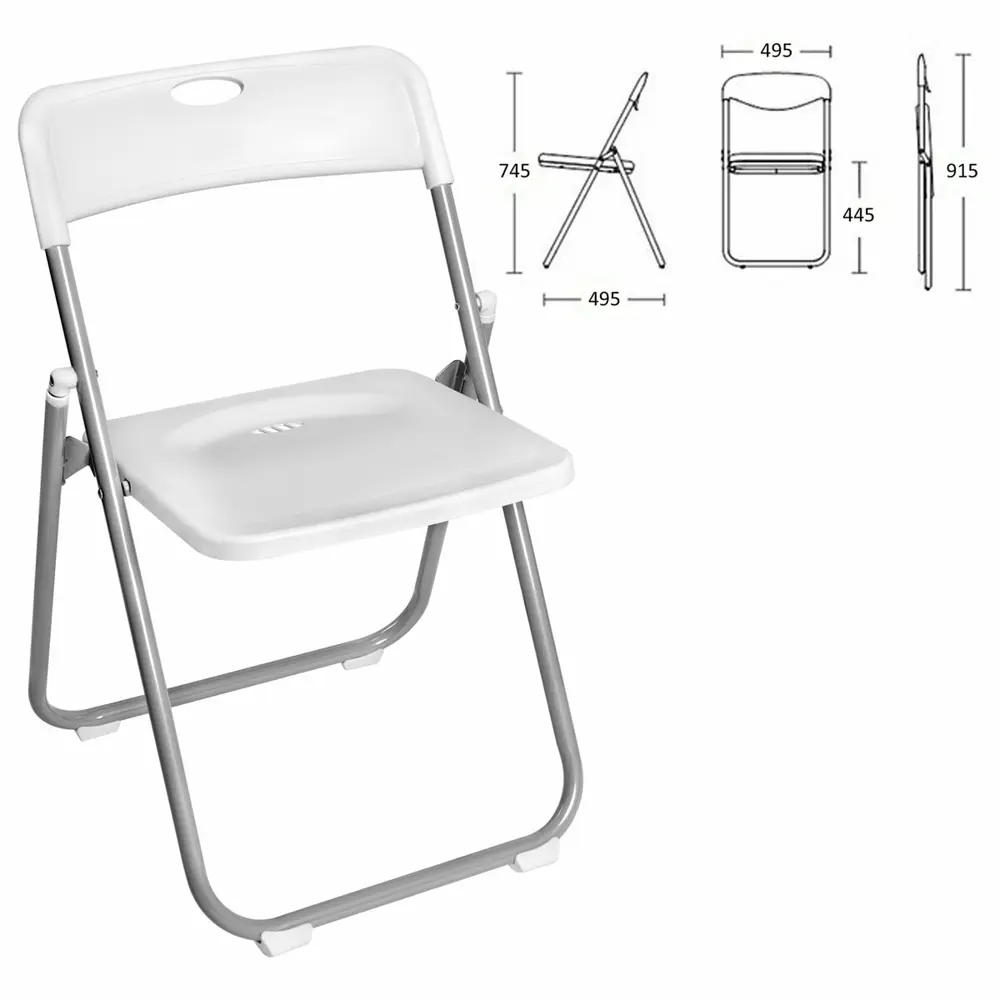 Фото 2 Стул Brabix Golf lite cf-017 532896 38.5x74.5x49 см полипропилен цвет белый Фото 2 Стул Brabix Golf lite cf-017 532896 38.5x74.5x49 см полипропилен цвет белый