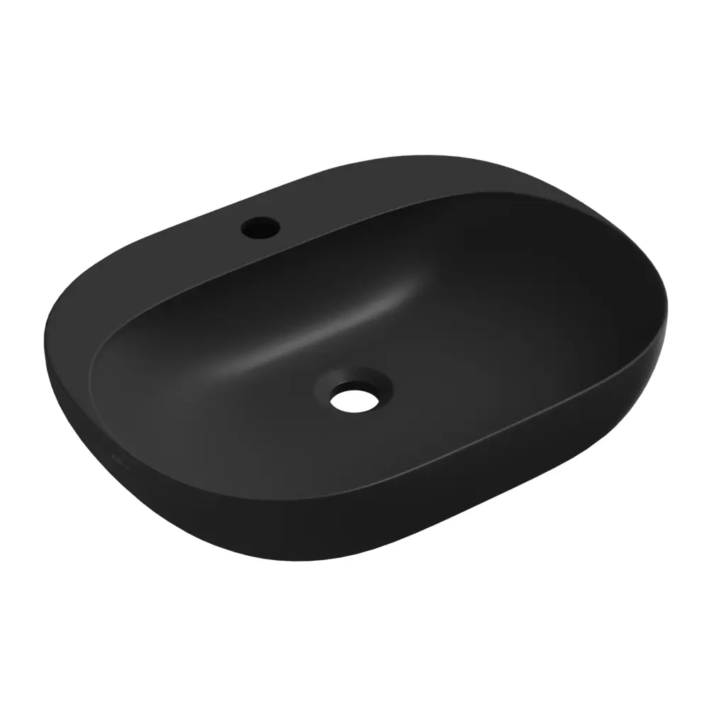 Фото 2 Раковина для ванной подвесная накладная Wellsee Pro Line 20212446R с донным клапаном, сифоном, смесителем и вентилями прямоугольник 53x41 цвет черный Фото 2 Раковина для ванной подвесная накладная Wellsee Pro Line 20212446R с донным клапаном, сифоном, смесителем и вентилями прямоугольник 53x41 цвет черный