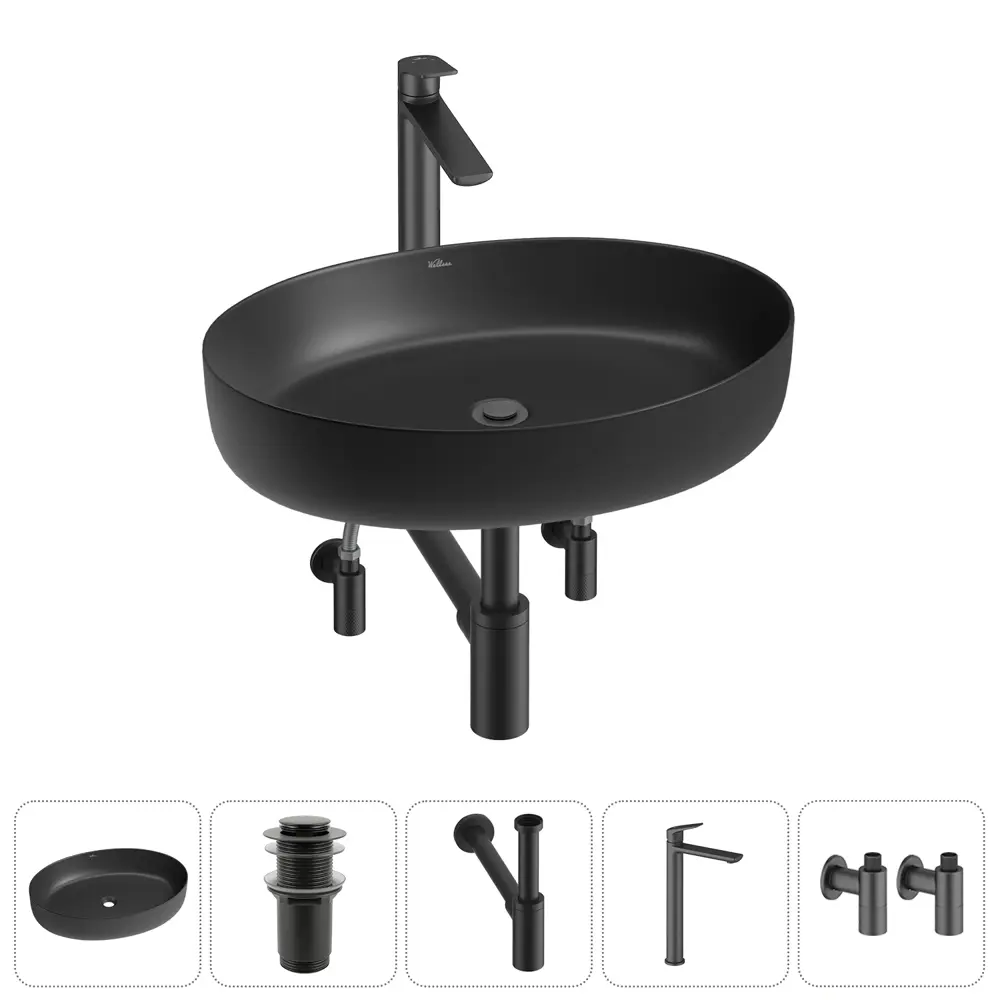 Фото Раковина Wellsee belle spa 3.0 20212687R 55см цвет раковина 5 в 1: д/к, сифон, смеситель, вентили Фото Раковина Wellsee belle spa 3.0 20212687R 55см цвет раковина 5 в 1: д/к, сифон, смеситель, вентили