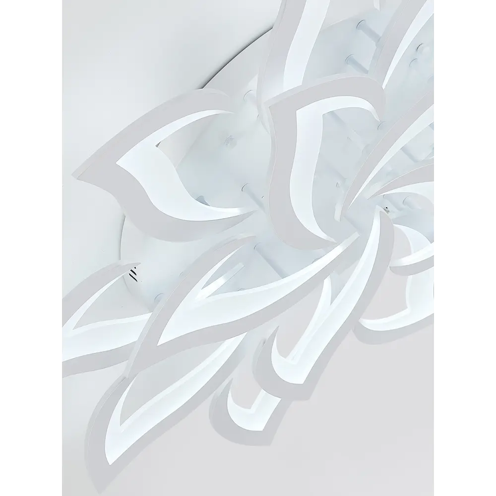 Фото 11 Люстра потолочная светодиодная Natali Kovaltseva Olimp ii Smart 84024 с пультом управления 34 м² регулируемый белый свет цвет белый