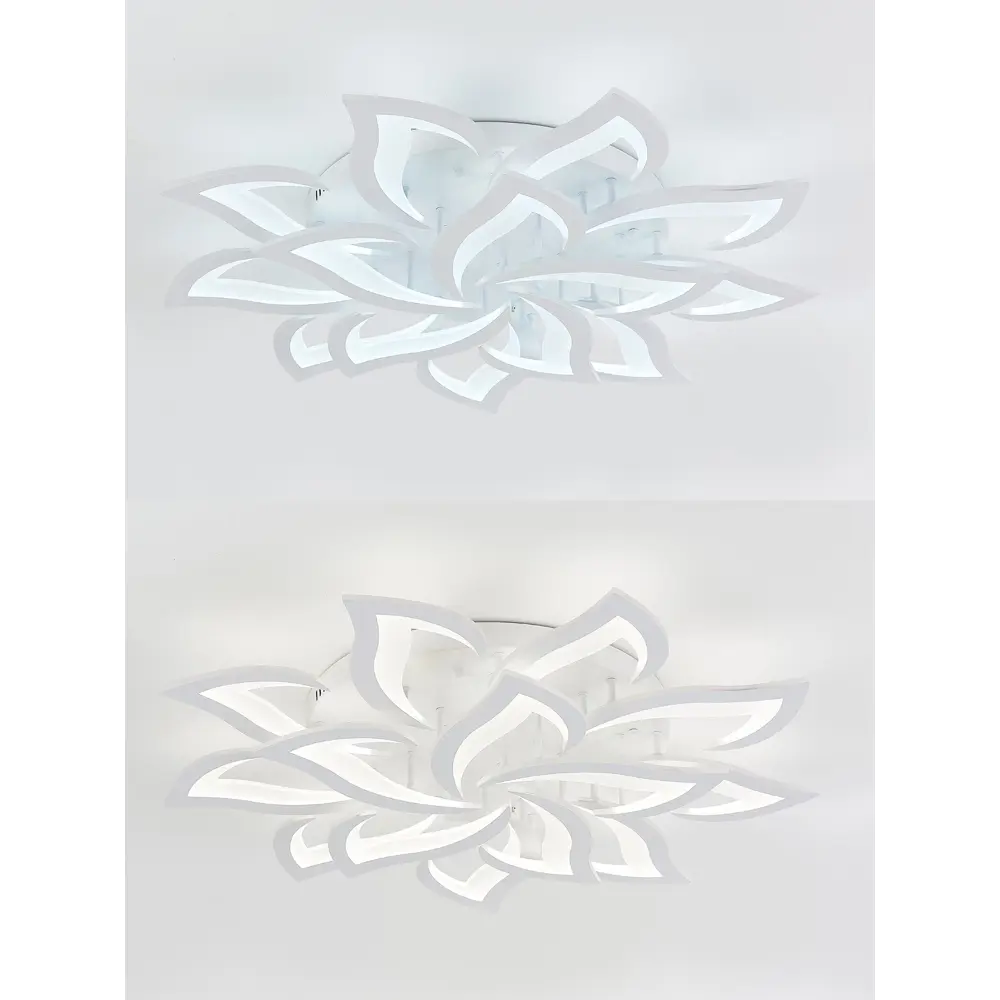 Фото 5 Люстра потолочная светодиодная Natali Kovaltseva Olimp ii Smart 84024 с пультом управления 34 м² регулируемый белый свет цвет белый