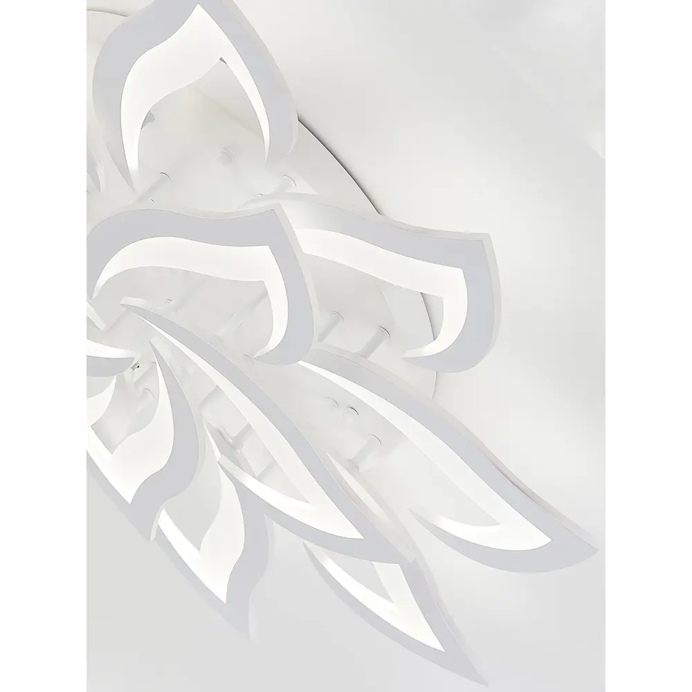 Фото 12 Люстра потолочная светодиодная Natali Kovaltseva Olimp ii Smart 84024 с пультом управления 34 м² регулируемый белый свет цвет белый