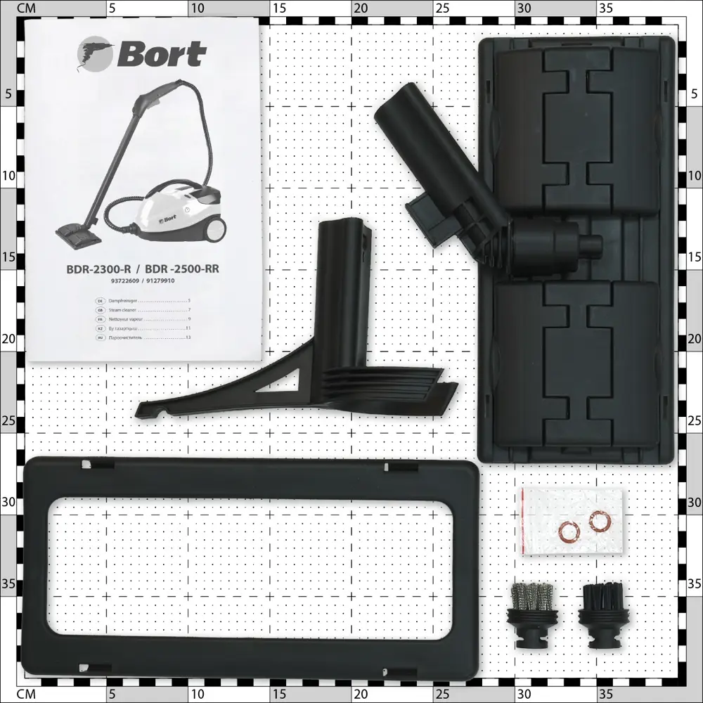 Фото 20 Пароочиститель BORT BDR-2300-R 93722609, 2100 Вт, 4 бар Фото 20 Пароочиститель BORT BDR-2300-R 93722609, 2100 Вт, 4 бар