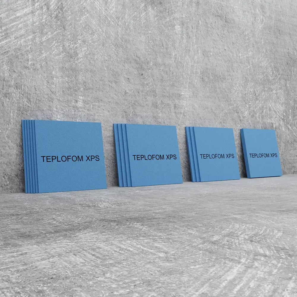 Фото 5 Экструдированный пенополистирол XPS 20мм Teplofom 600x600мм 7.2м² Фото 5 Экструдированный пенополистирол XPS 20мм Teplofom 600x600мм 7.2м²