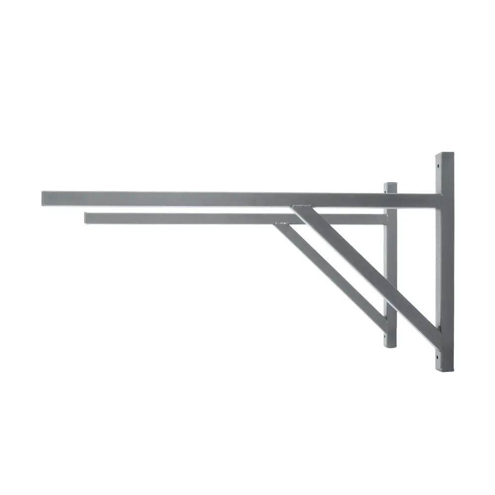 Фото 2 Кронштейн опорный Nobrand КР-2 700мм стальной серый Фото 2 Кронштейн опорный Nobrand КР-2 700мм стальной серый