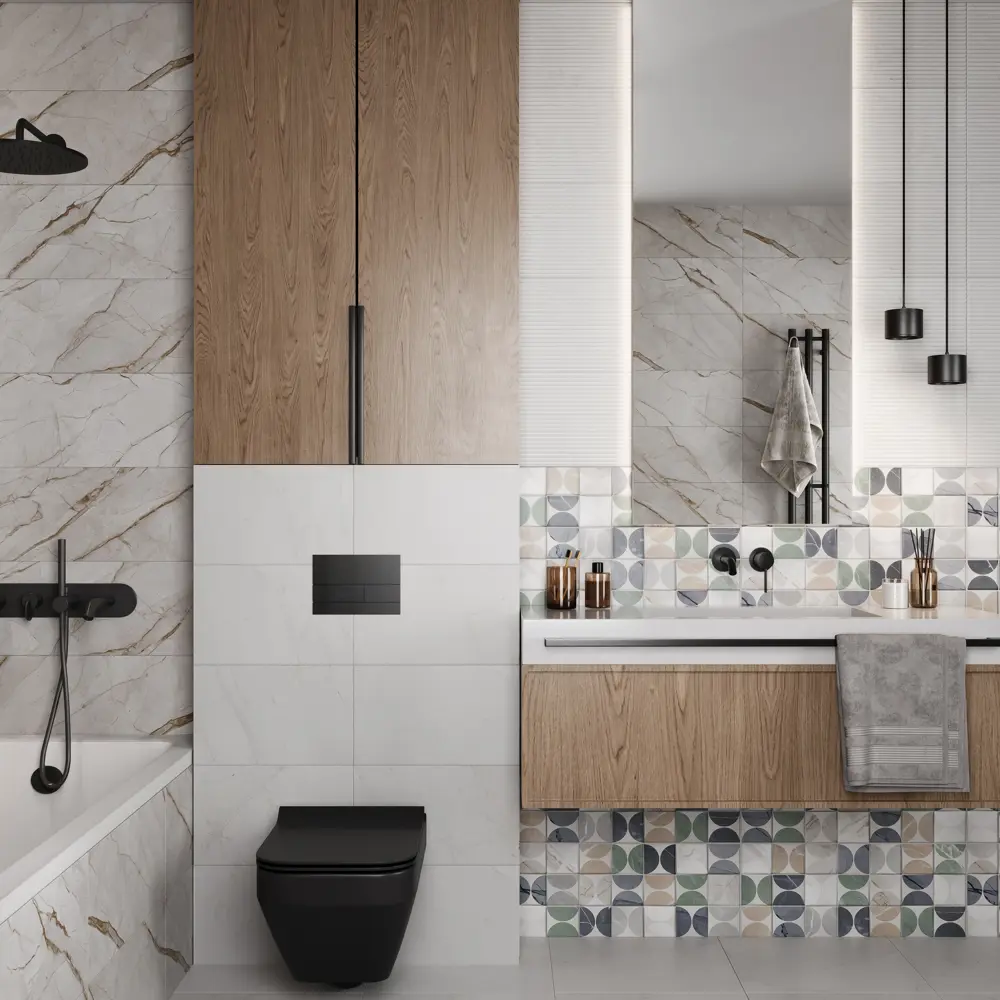 Фото Настенная плитка Gracia Ceramica Time 04 25x60 см 1.2 м² цвет бежевый Фото Настенная плитка Gracia Ceramica Time 04 25x60 см 1.2 м² цвет бежевый
