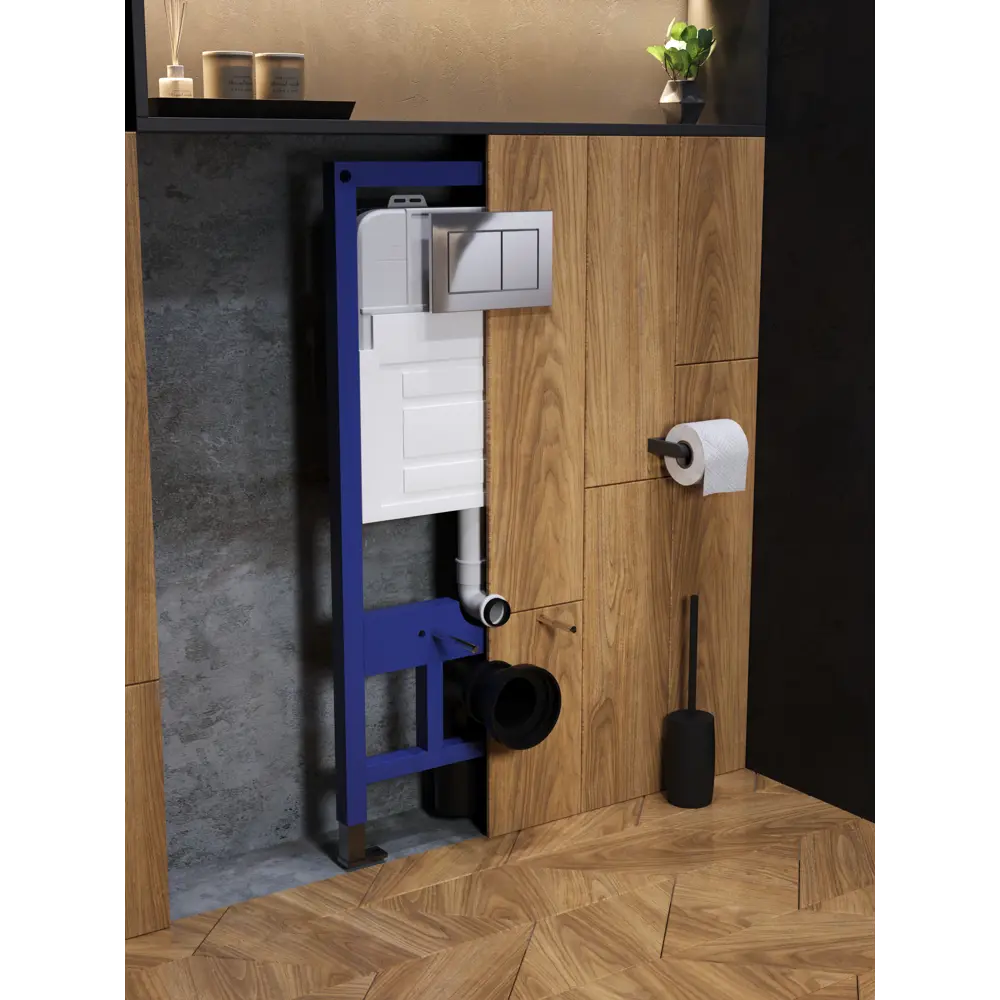 Фото 9 Комплект инсталляция с унитазом и кнопкой 3 в 1 Watersense W00593 инсталляция безободковый подвесной унитаз Eva Vortex кнопка хром Фото 9 Комплект инсталляция с унитазом и кнопкой 3 в 1 Watersense W00593 инсталляция безободковый подвесной унитаз Eva Vortex кнопка хром
