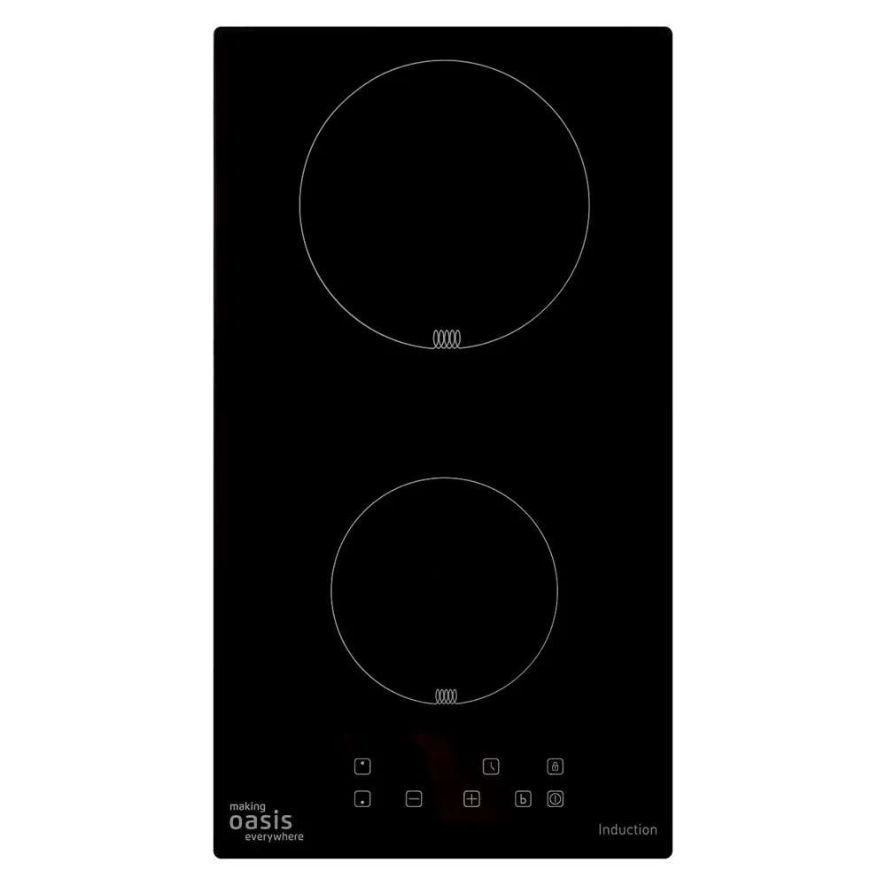 Фото Индукционная варочная панель Making Oasis Everywhere P-IBD 29 см 2 конфорки цвет черный