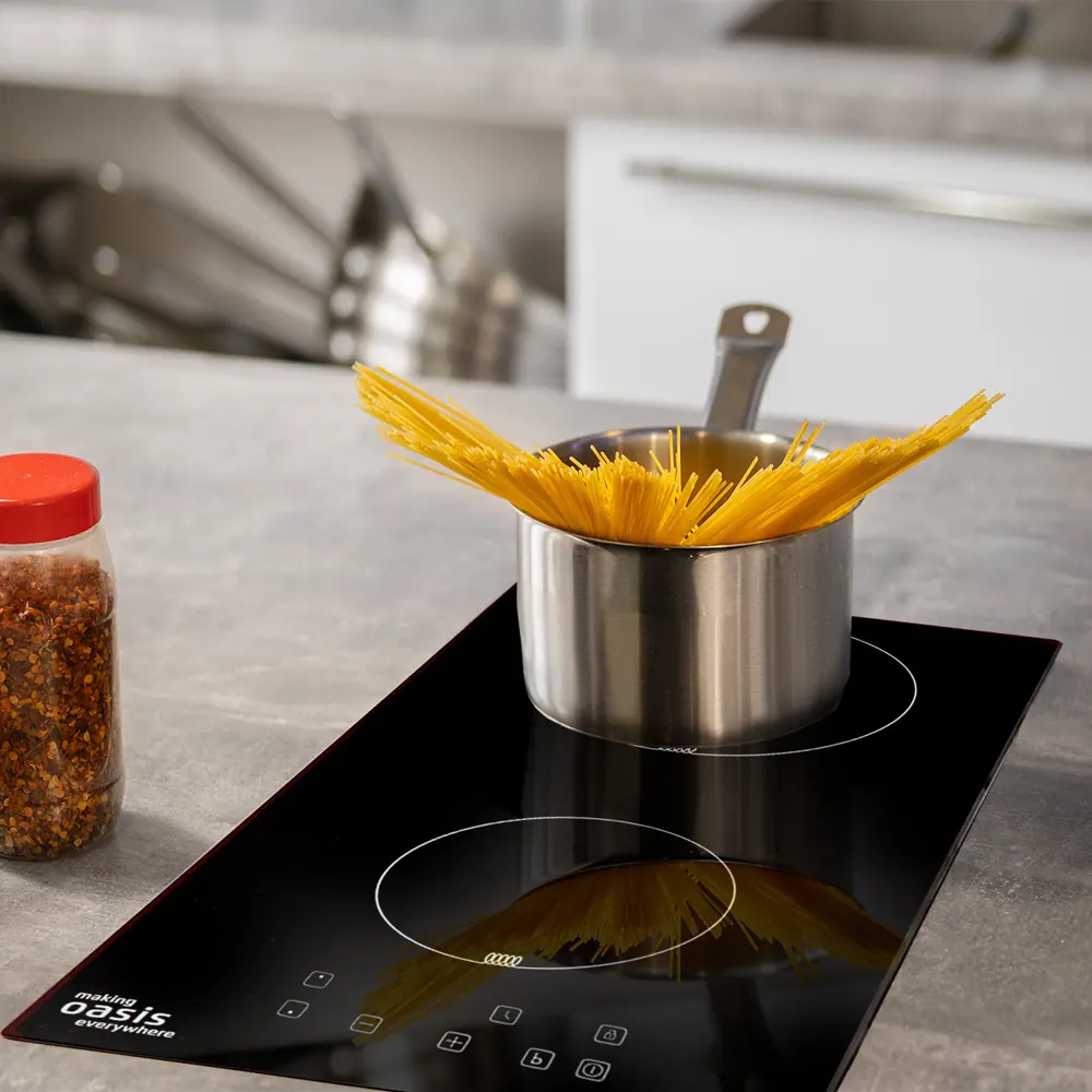 Фото 5 Индукционная варочная панель Making Oasis Everywhere P-IBD 29 см 2 конфорки цвет черный