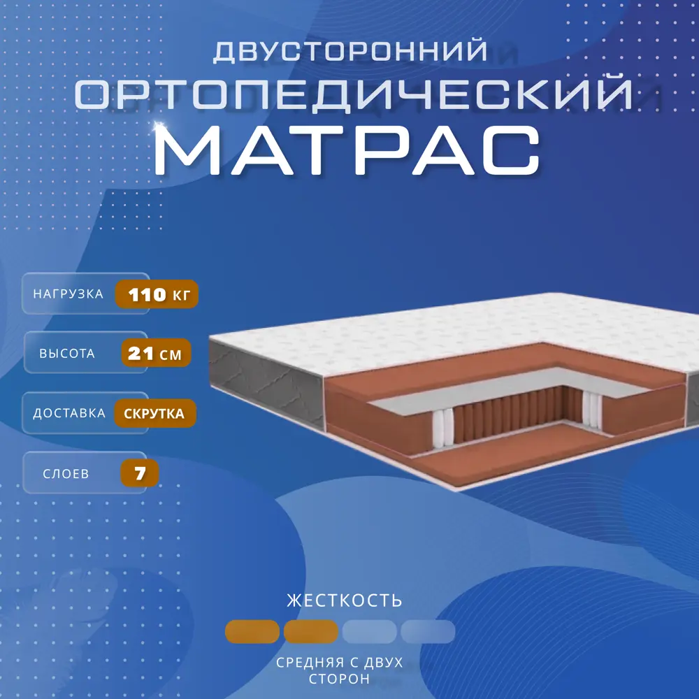 Фото Матрас Vitaflex Comfort orto 21 sk 80x200x21 см независимый пружинный блок 1-спальный Фото Матрас Vitaflex Comfort orto 21 sk 80x200x21 см независимый пружинный блок 1-спальный