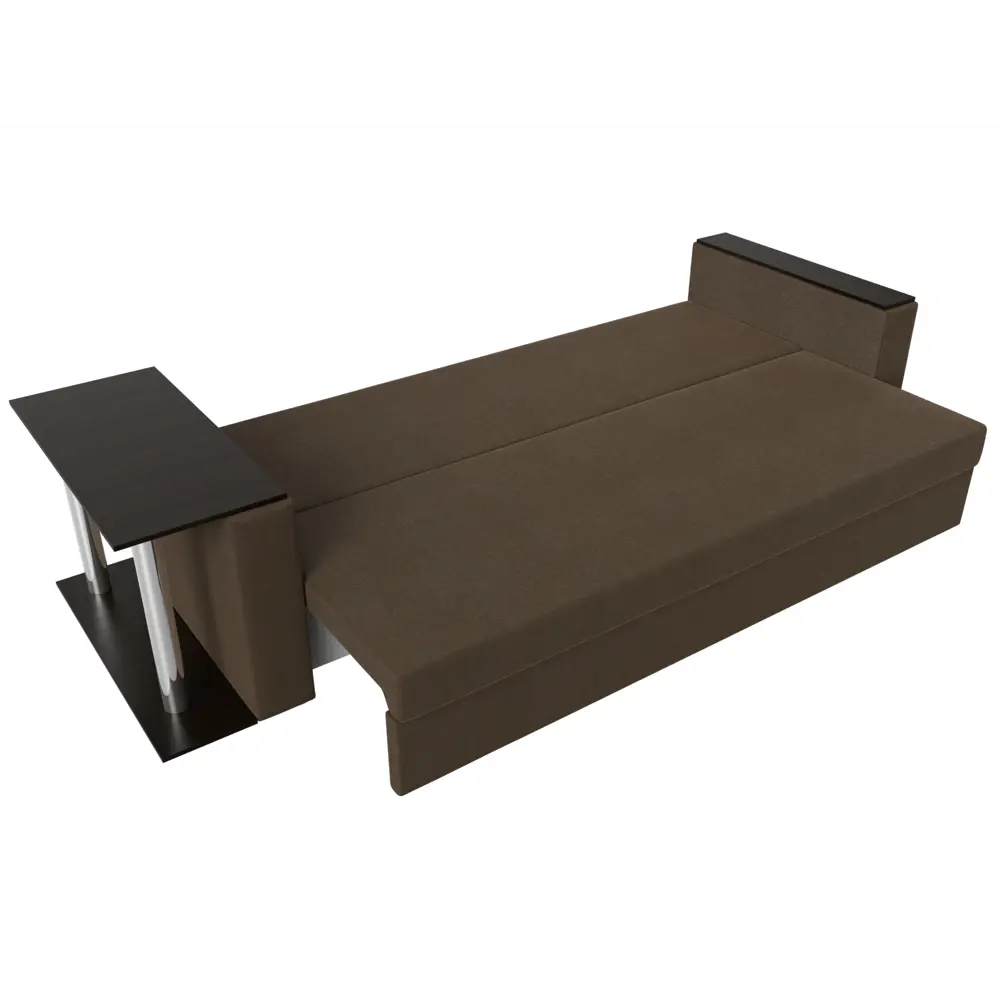 Фото 7 Диван прямой Лига диванов Атланта Лайт 240x91x77 см рогожка цвет коричневый