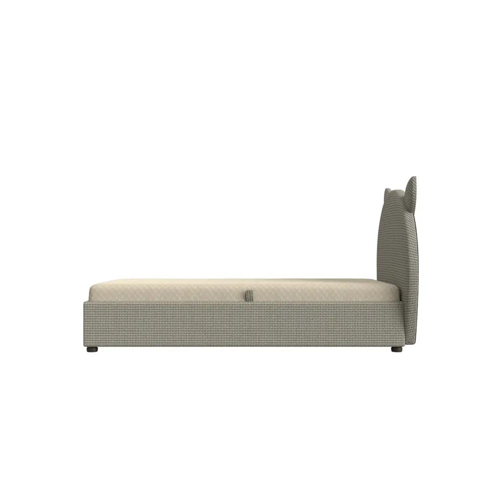 Фото 6 Кровать Лига Диванов Бриони 108862 102x198x98 см рогожка цвет бежевый