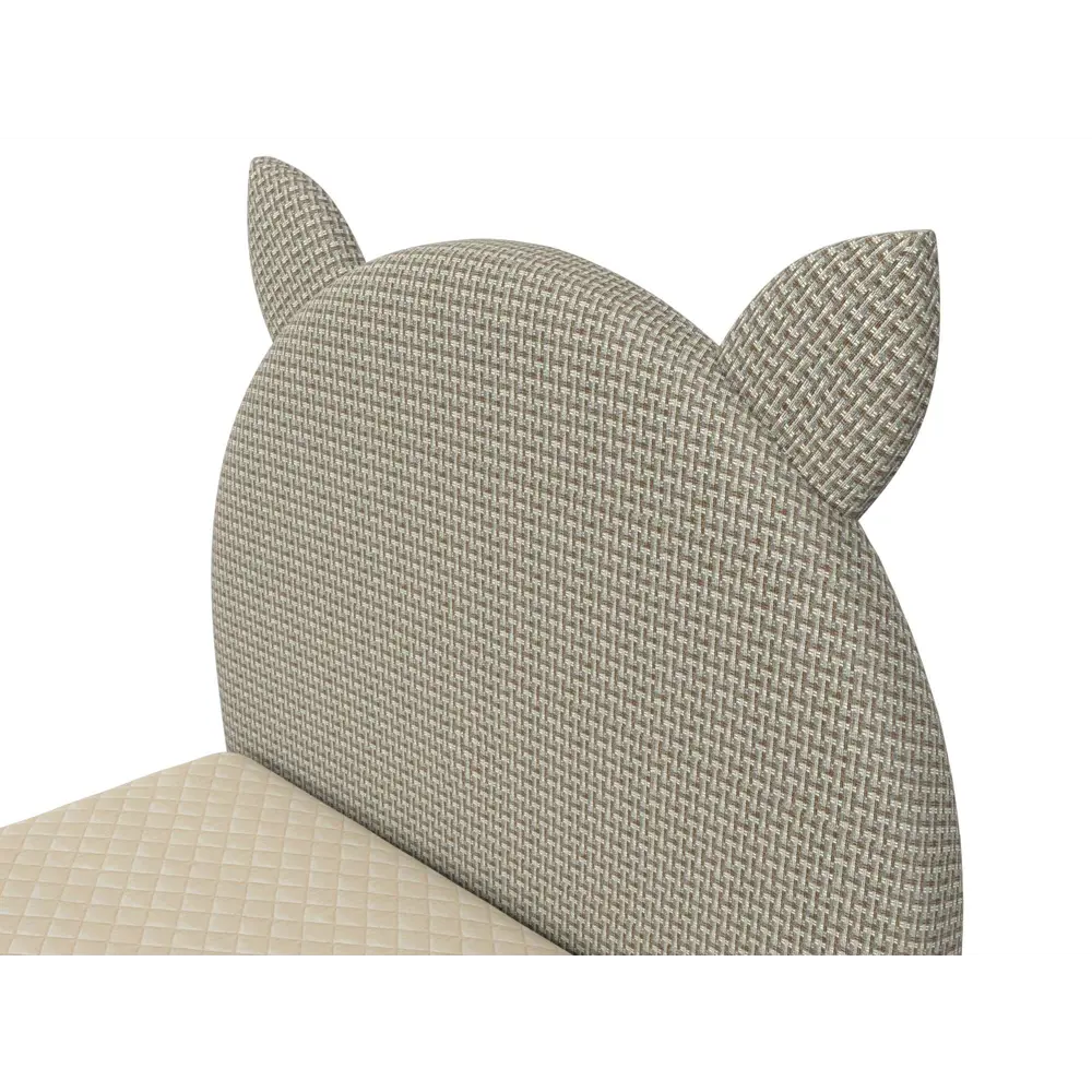 Фото 4 Кровать Лига Диванов Бриони 108862 102x198x98 см рогожка цвет бежевый