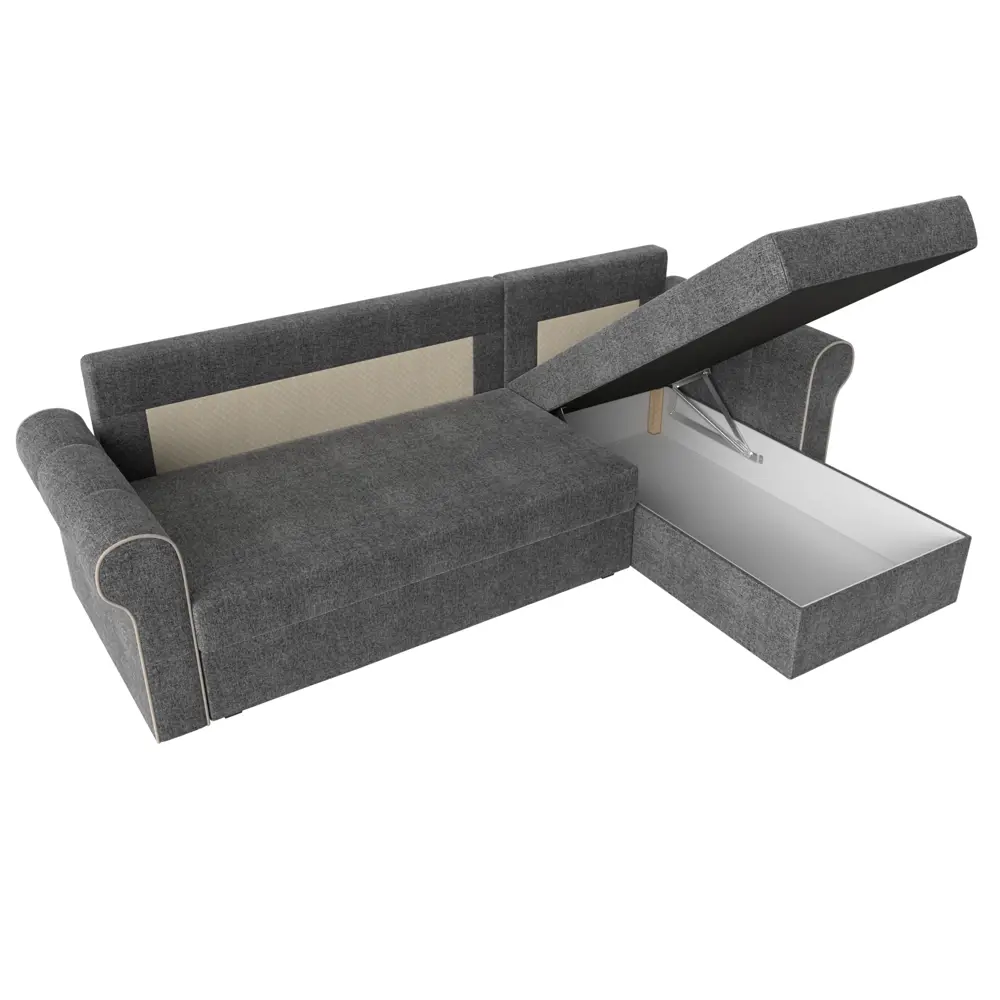 Фото 8 Диван Лига Диванов Рейн 112594 233x90x141 см рогожка цвет серый/бежевый Фото 8 Диван Лига Диванов Рейн 112594 233x90x141 см рогожка цвет серый/бежевый