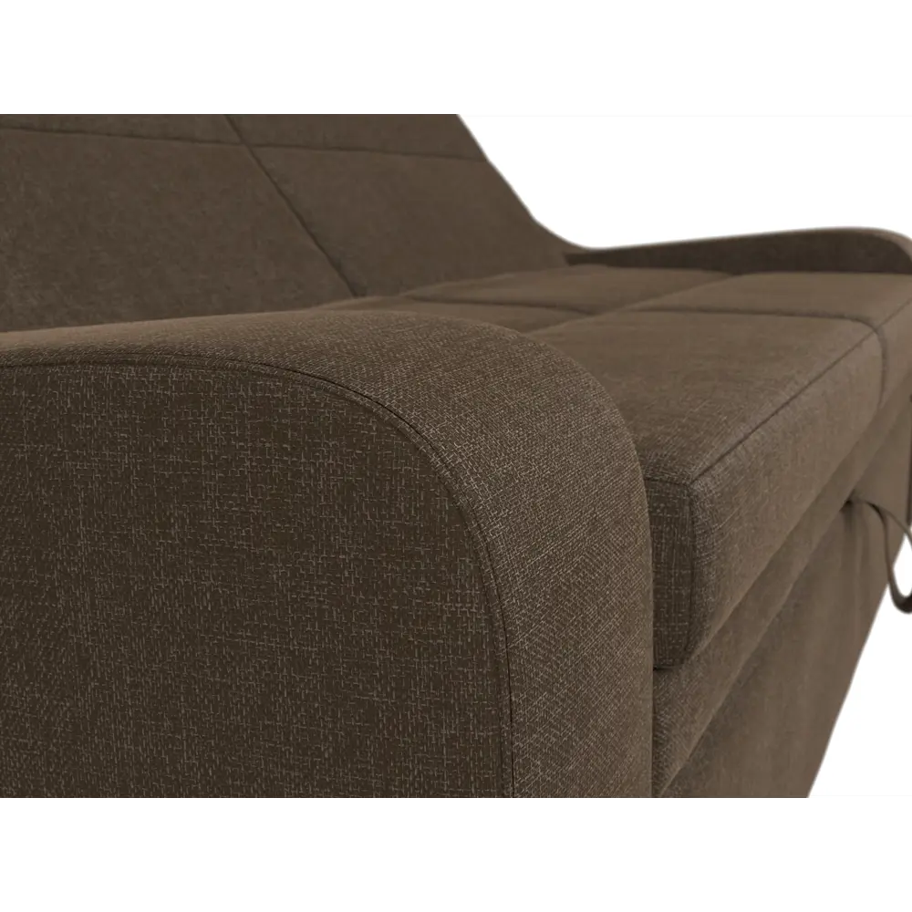 Фото 4 Диван Лига Диванов Медиус 107065 195x76x103 см рогожка цвет коричневый Фото 4 Диван Лига Диванов Медиус 107065 195x76x103 см рогожка цвет коричневый