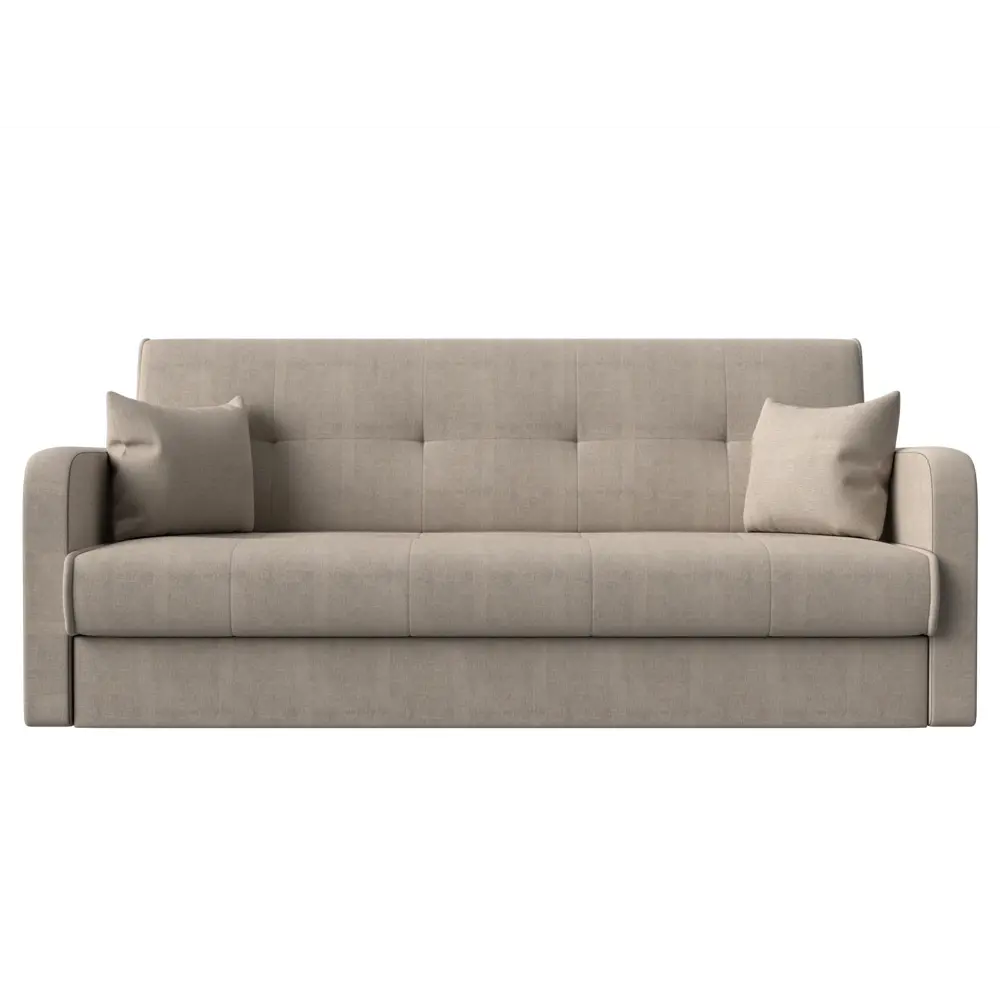 Фото 2 Диван-книжка Лига диванов Надежда 201x90x85 см рогожка цвет бежевый Фото 2 Диван-книжка Лига диванов Надежда 201x90x85 см рогожка цвет бежевый